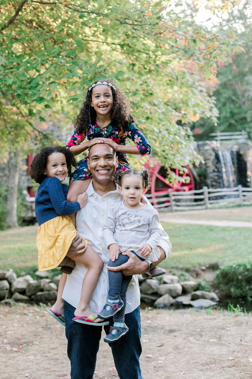 Sudbury Grist Mill Fall Family Photos | Liz 