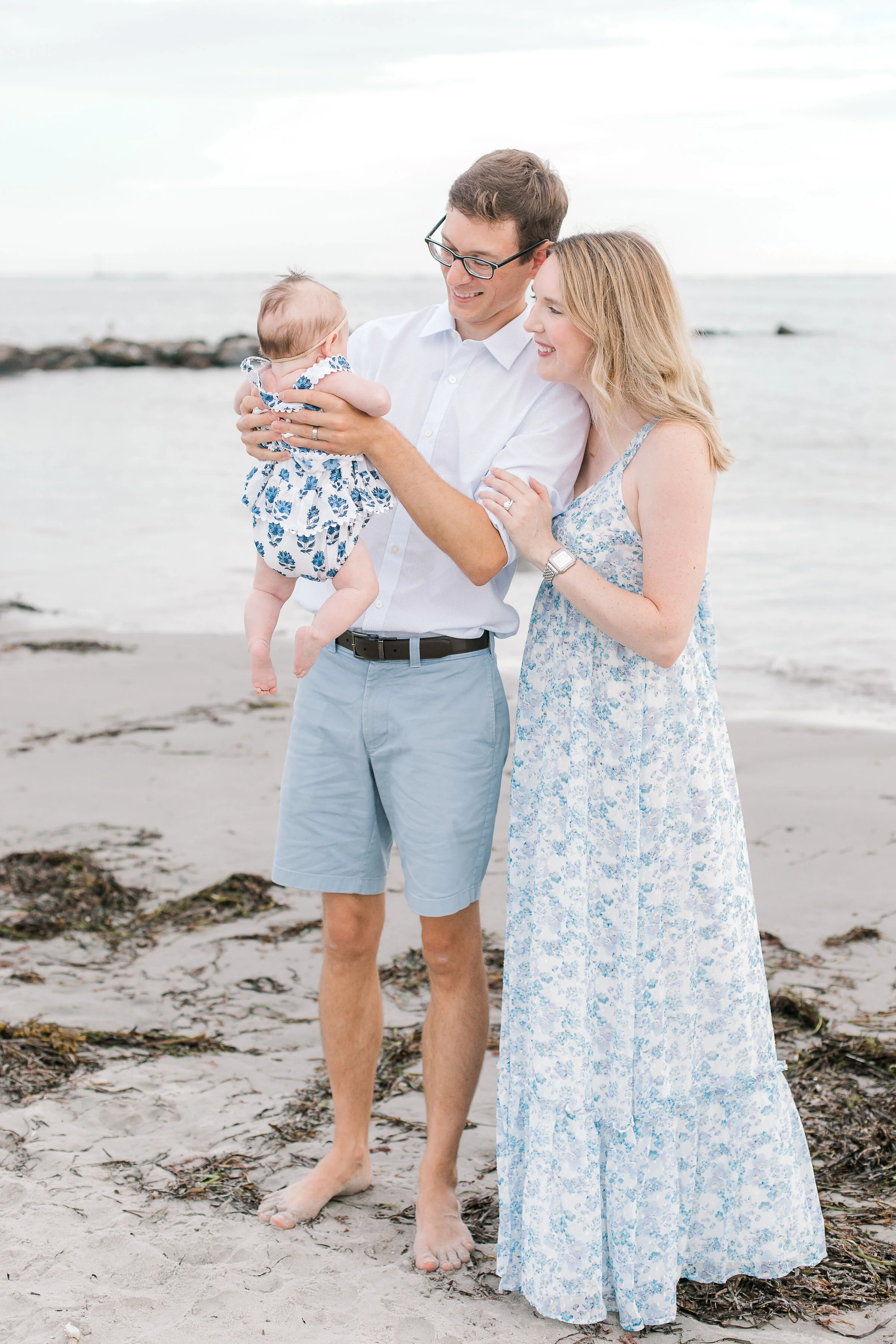 Rhode Island Summer Beach Family Photos | Meghan 
