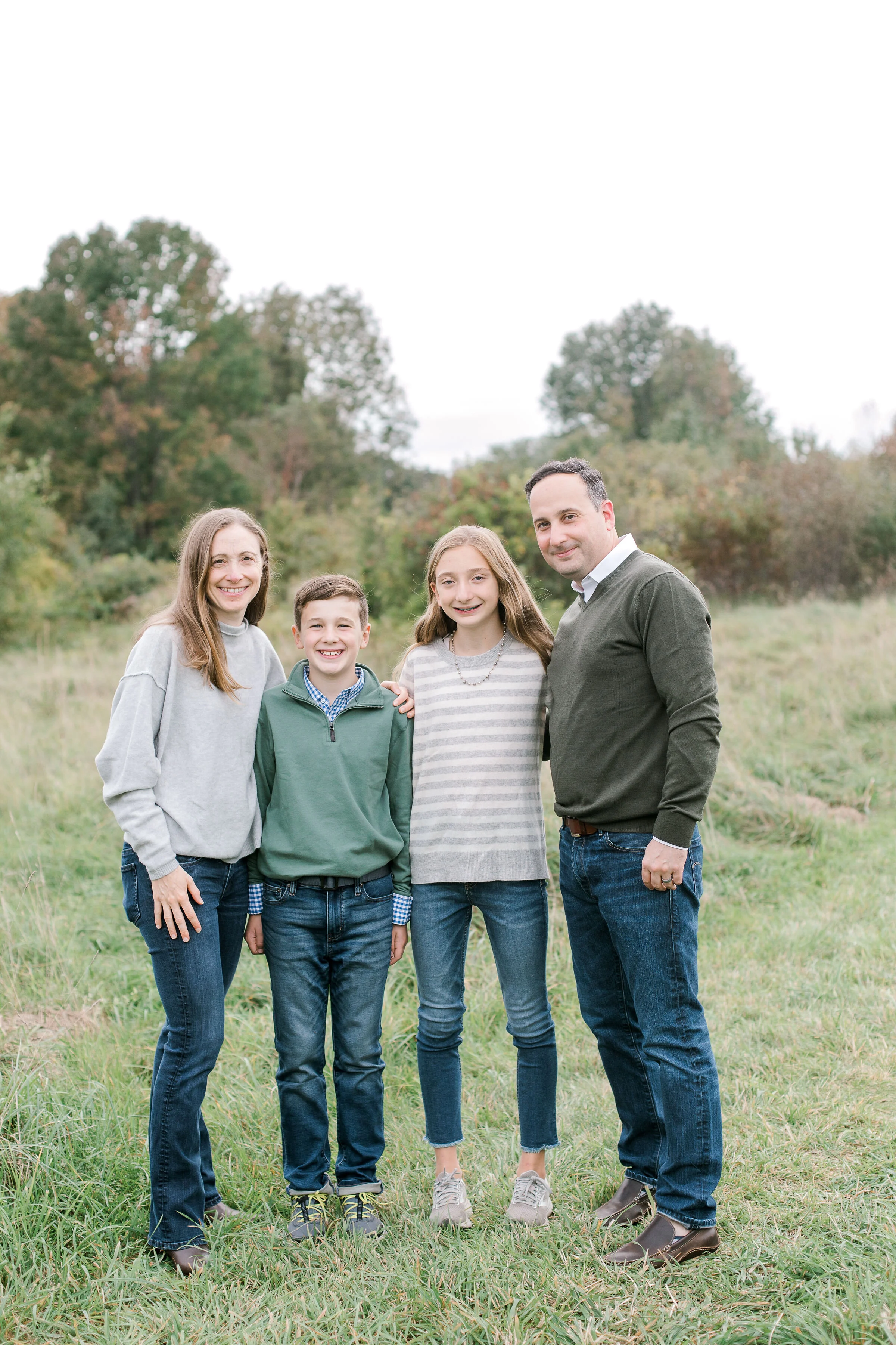 Hospital Hill Medfield Fall Family Photos | Jeff