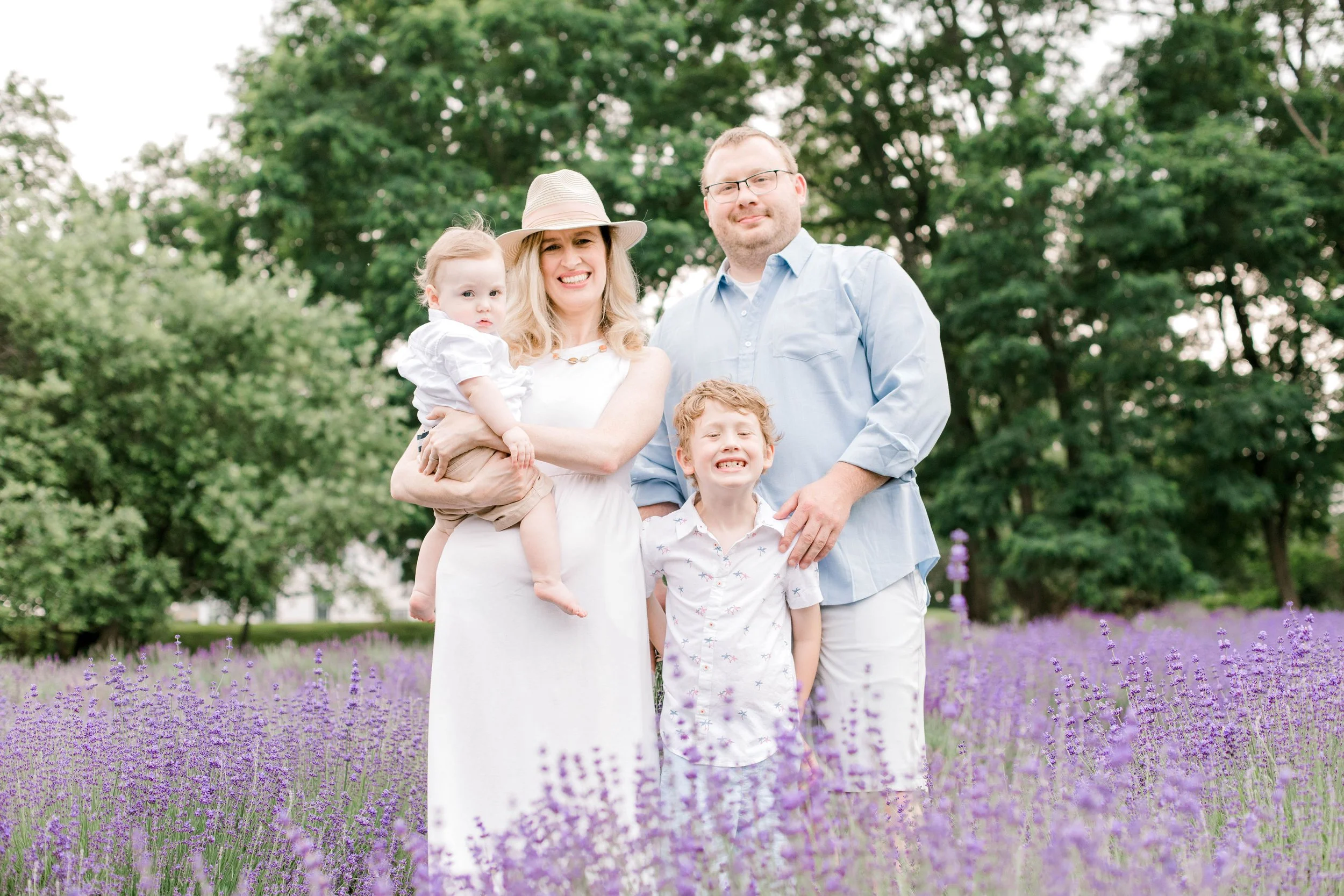 Lavender Farm Family Photos - Broad Hill Lavender Farm Holliston, MA | Mary
