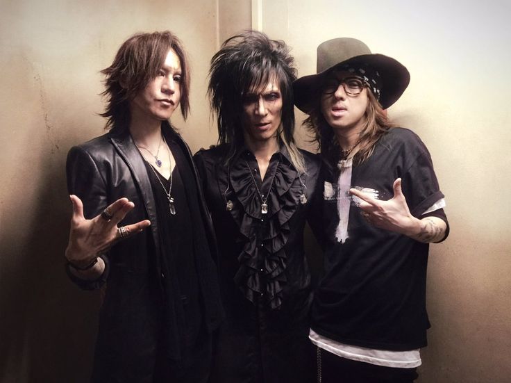 Kiyoharu, Sugizo (Luna Sea) and Morrie (Dead End, Creature Creature)