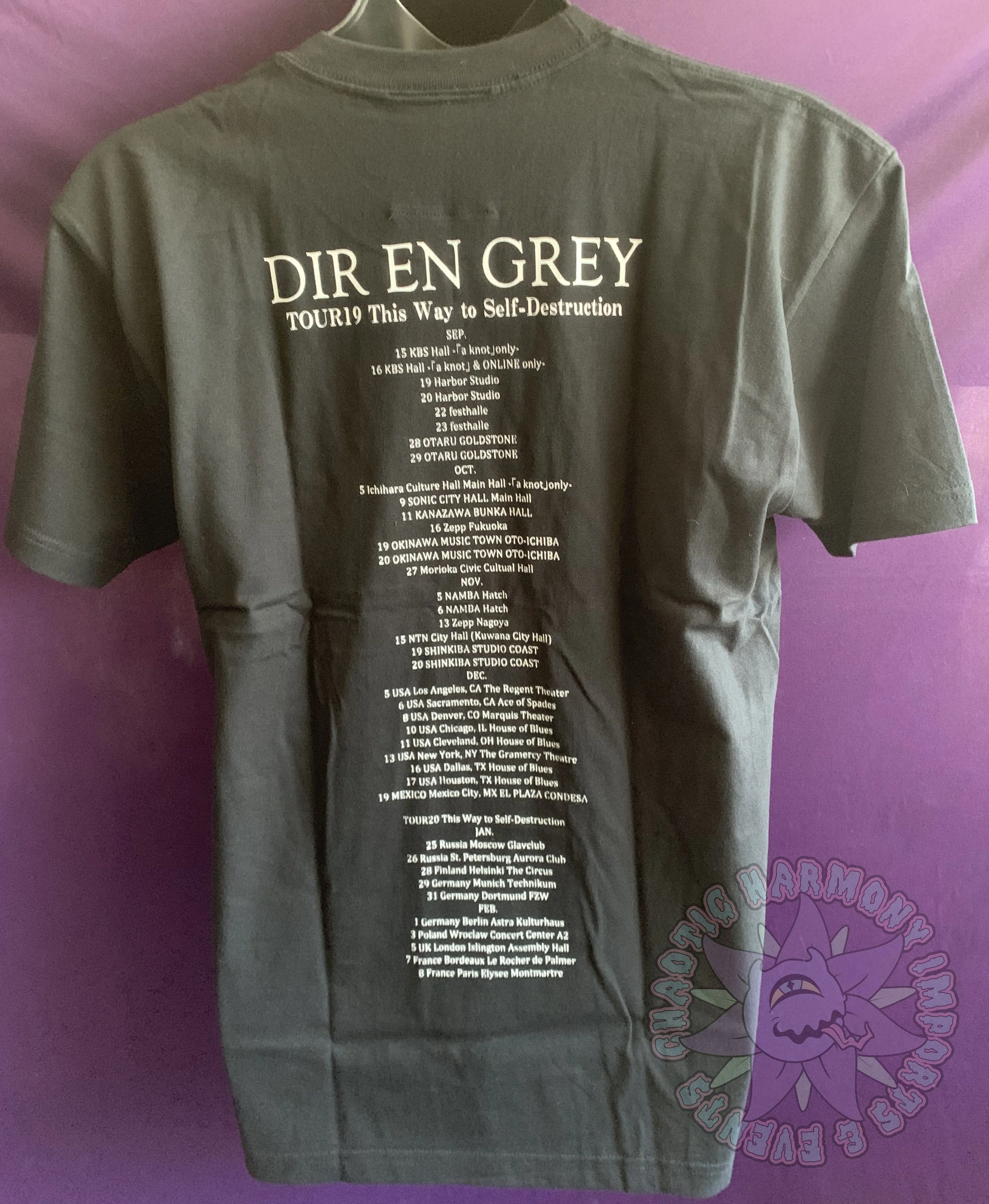 DIR EN GREY T-Shirt (This way to Self Destruction) XXL — Chaotic  