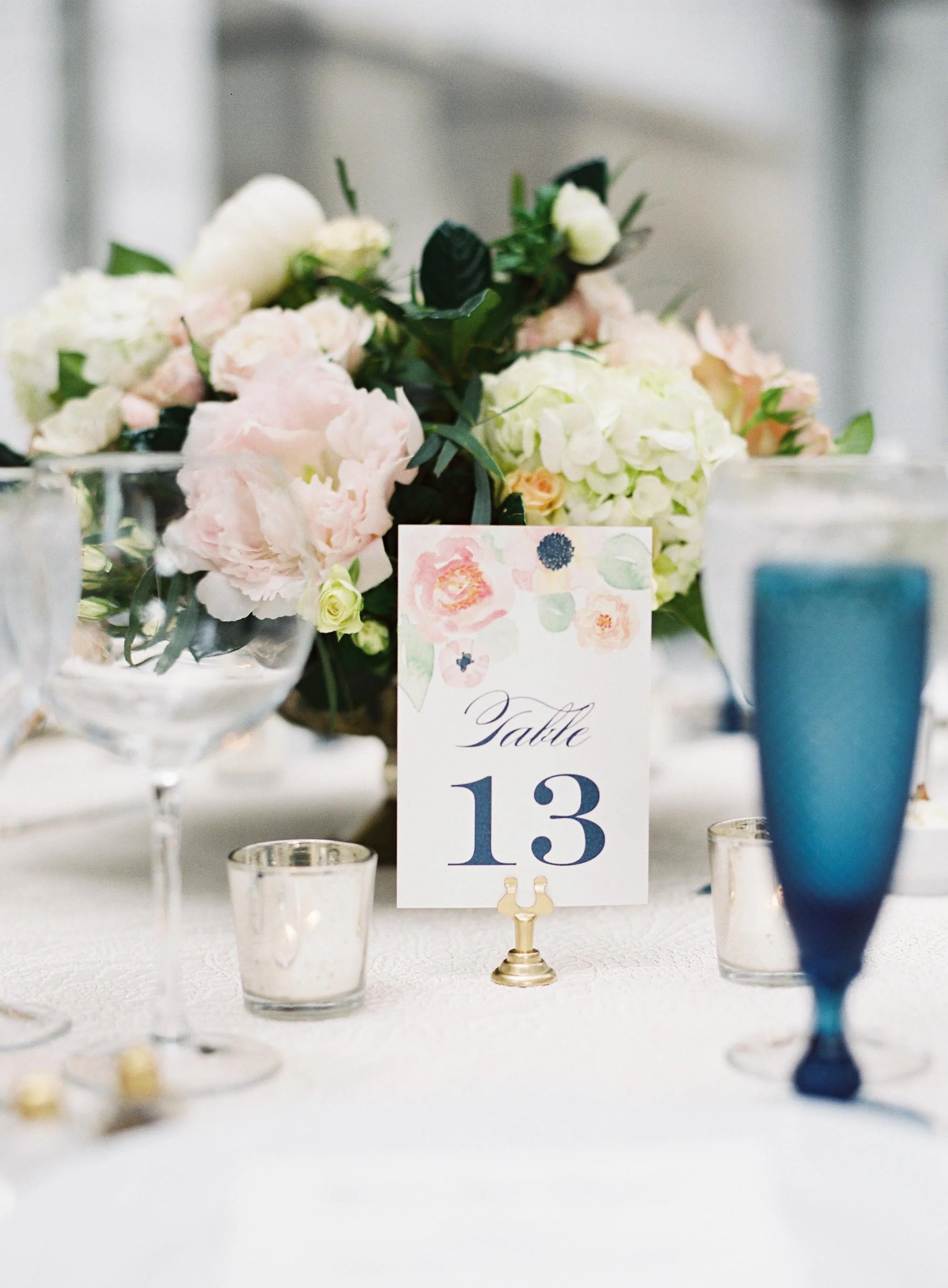 Watercolor Bouquet Suite Tablescape