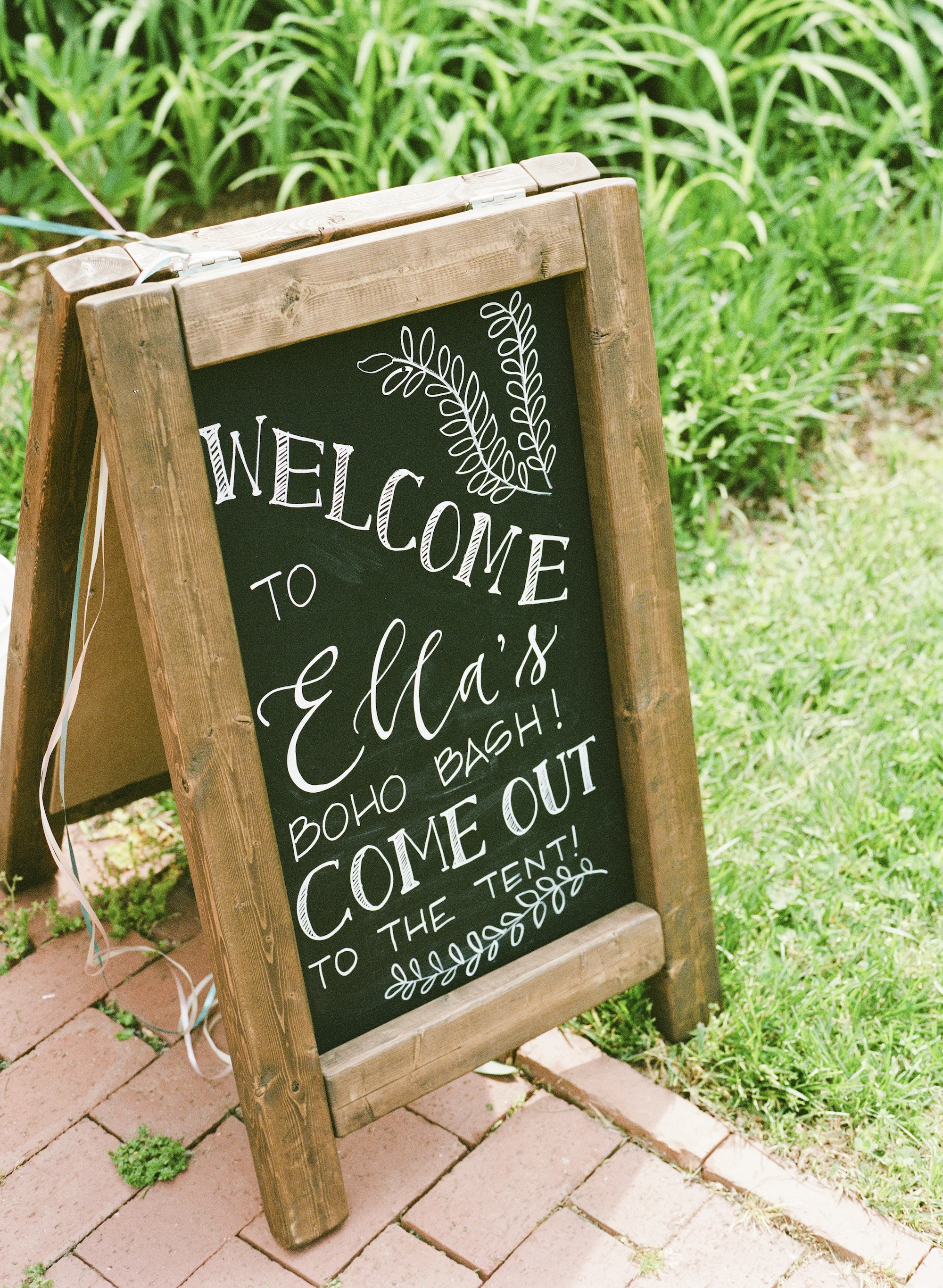 Boho First Birthday Party Welcome Sign