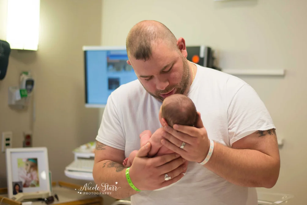 Upstate New York hospital newborn baby photographer