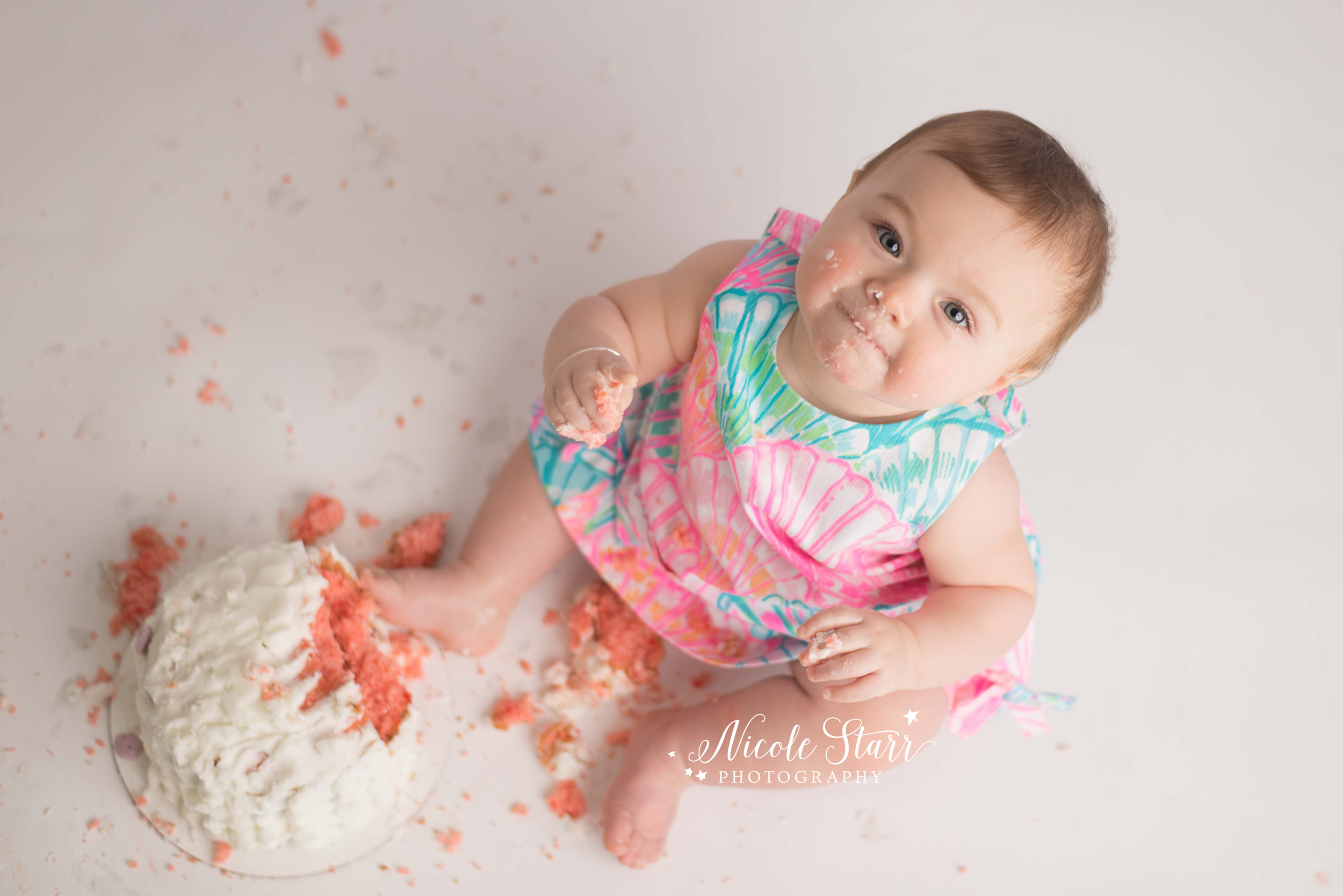 saratoga springs albany new york baby cake smash photographer lilly pulitzer.jpg