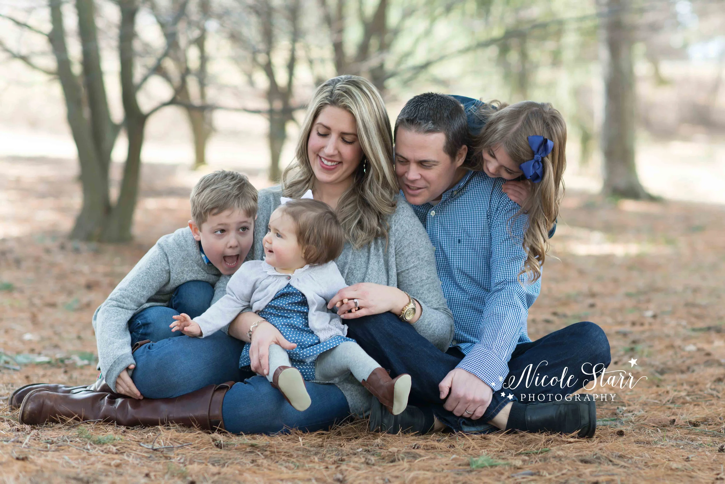 fun family photo shoot outside with albany saratoga springs boston photographer