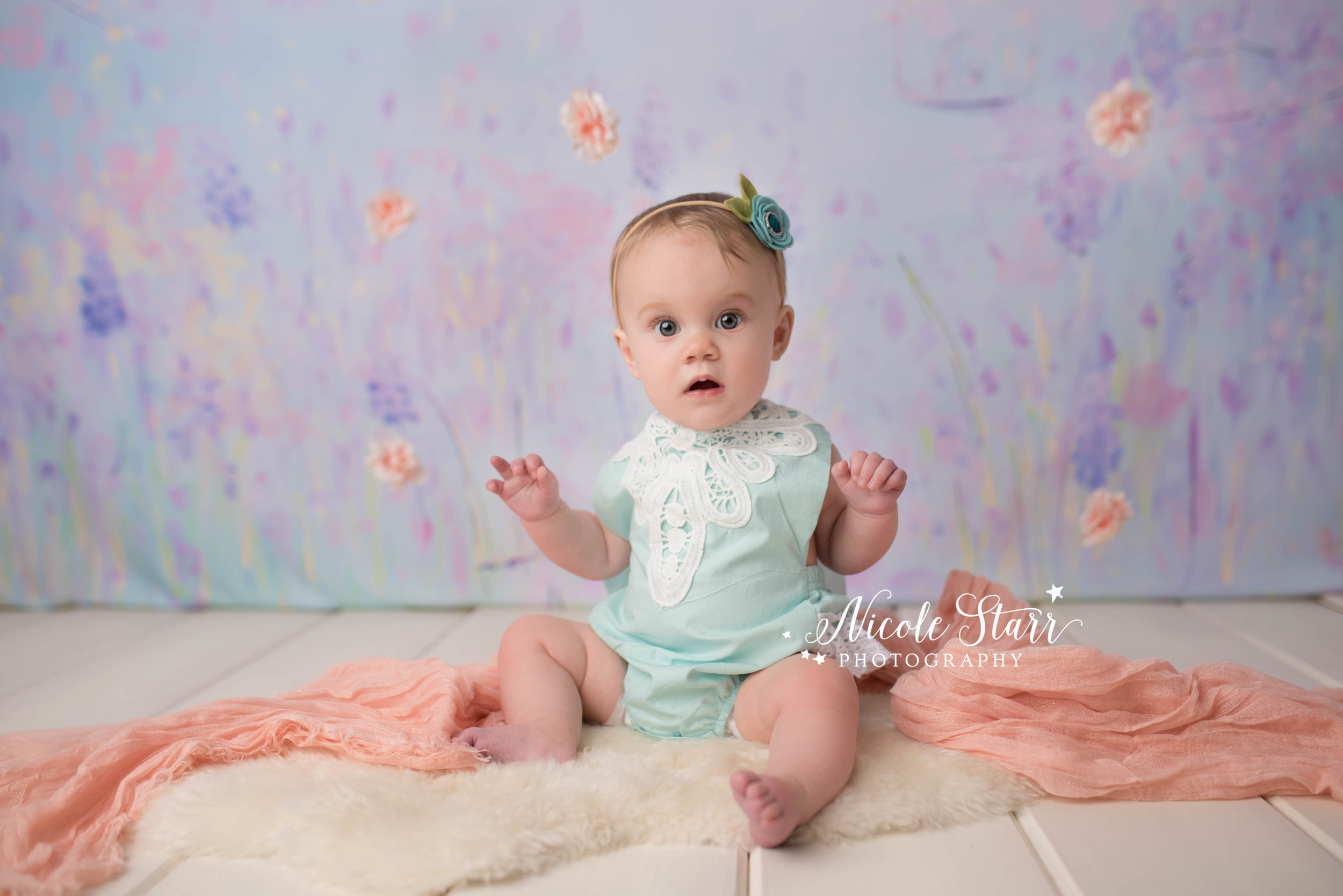 A Springtime Milestone Session for a Baby Girl in our Saratoga Springs ...