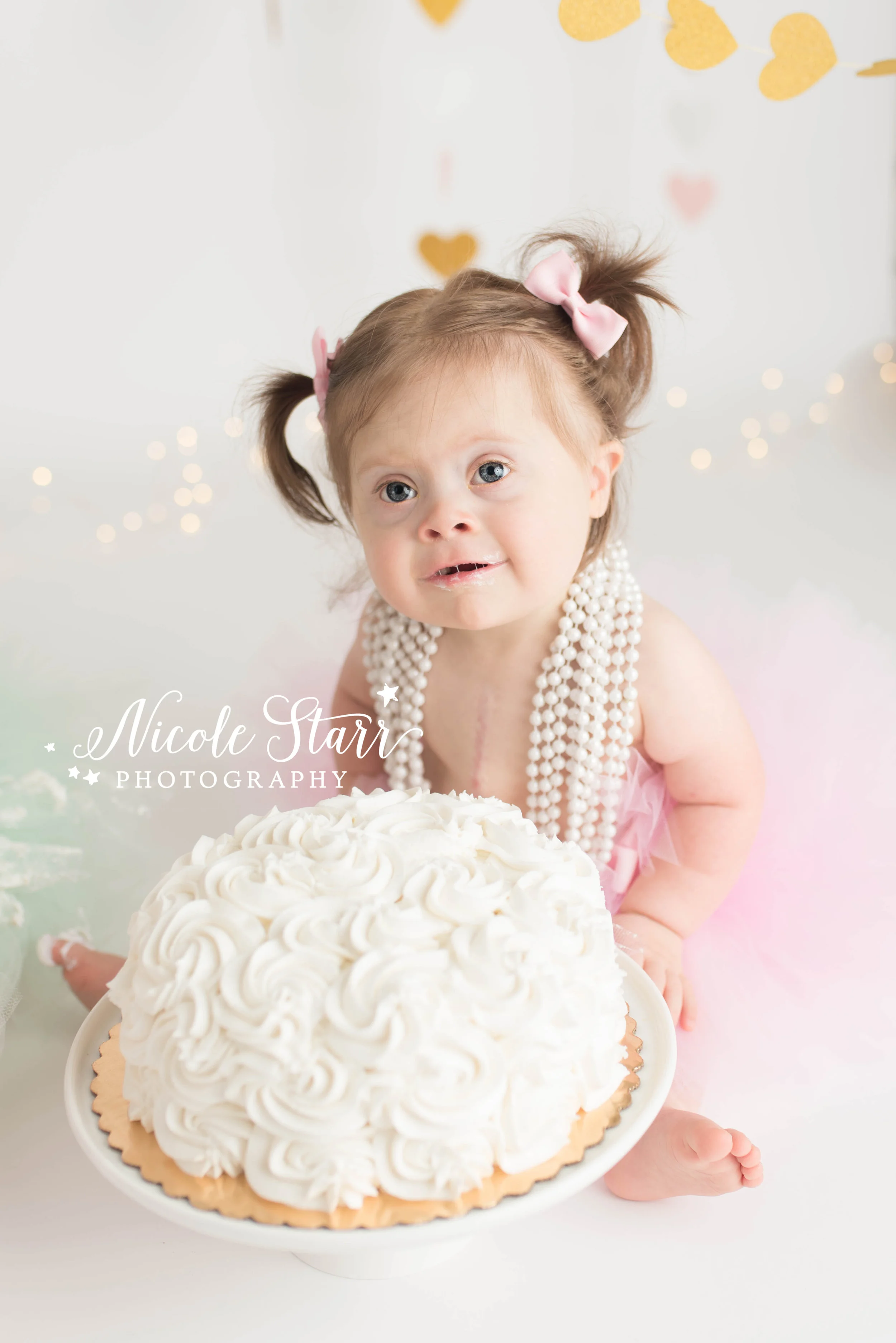 Nicole Starr Photography | Saratoga Springs Cake Smash Photographer | Boston Cake Smash Photographer | Down Syndrome Photographer | Down Syndrome Awareness