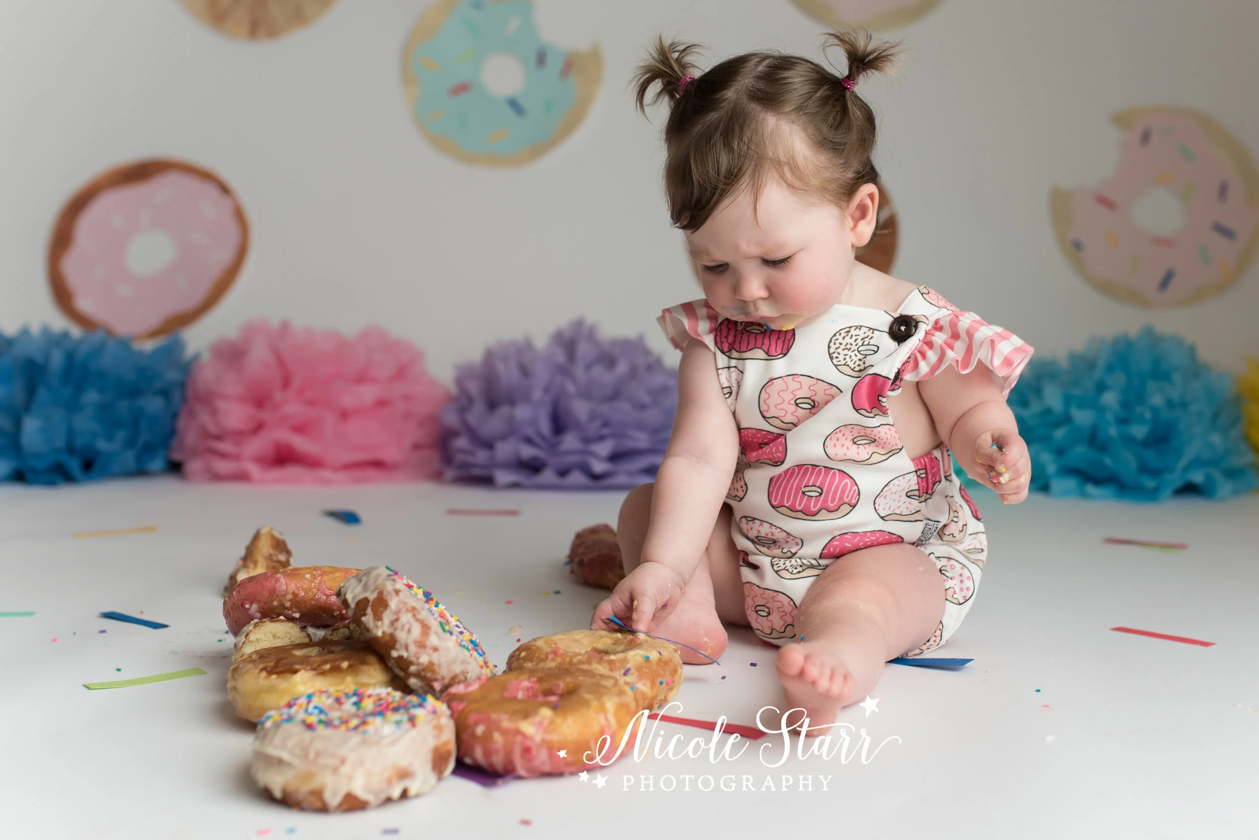 Nicole Starr Photography | Saratoga Springs Donut Smash Photographer | Boston Donut Smash Photographer | Saratoga Springs Baby Photographer | Boston Baby Photographer | Union Square Donuts