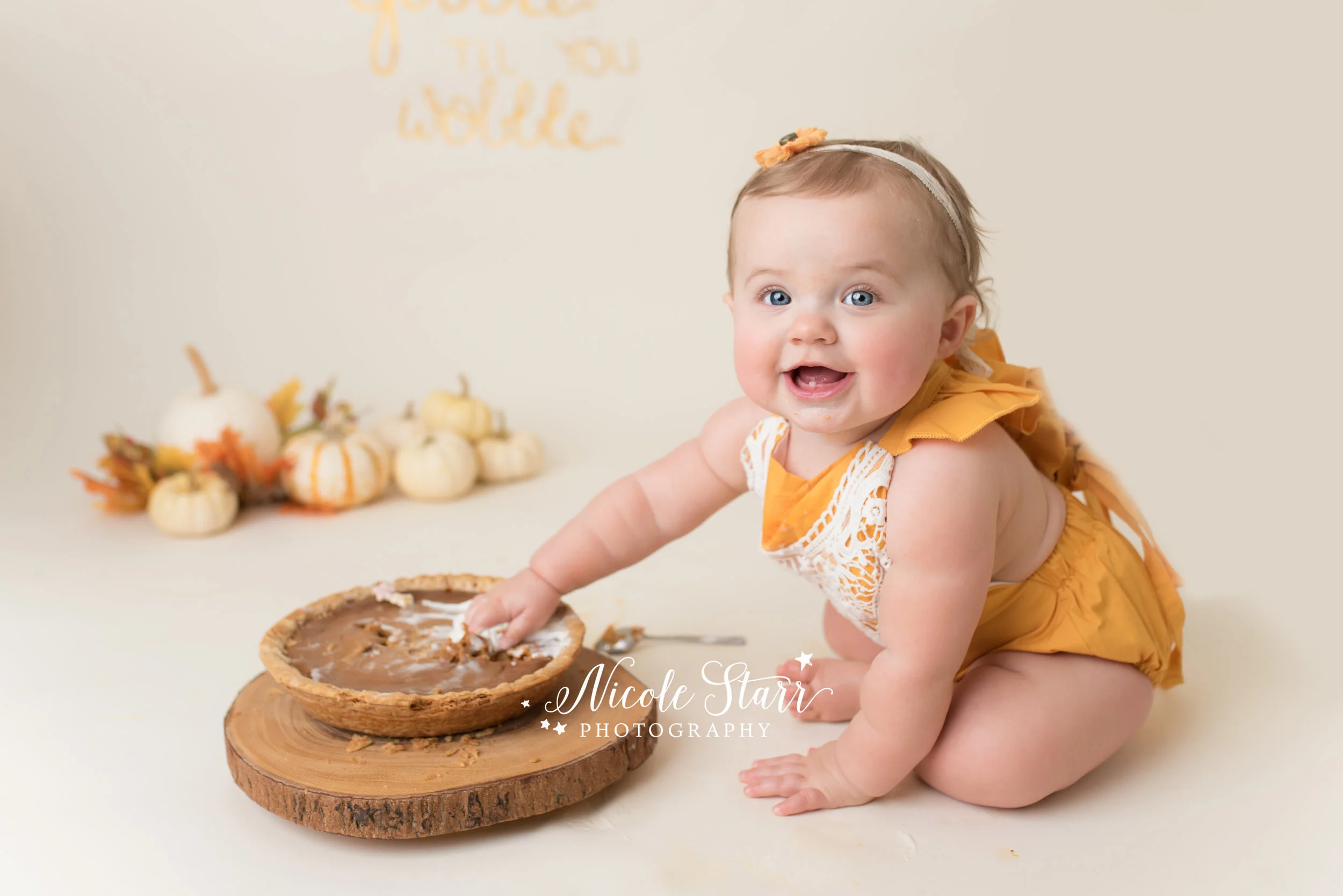 Nicole Starr Photography | Saratoga Springs Pumpkin Pie Smash Photographer | Boston Pumpkin Pie Smash Photographer | Saratoga Springs Baby Photographer | Boston Baby Photographer | pumpkin pie