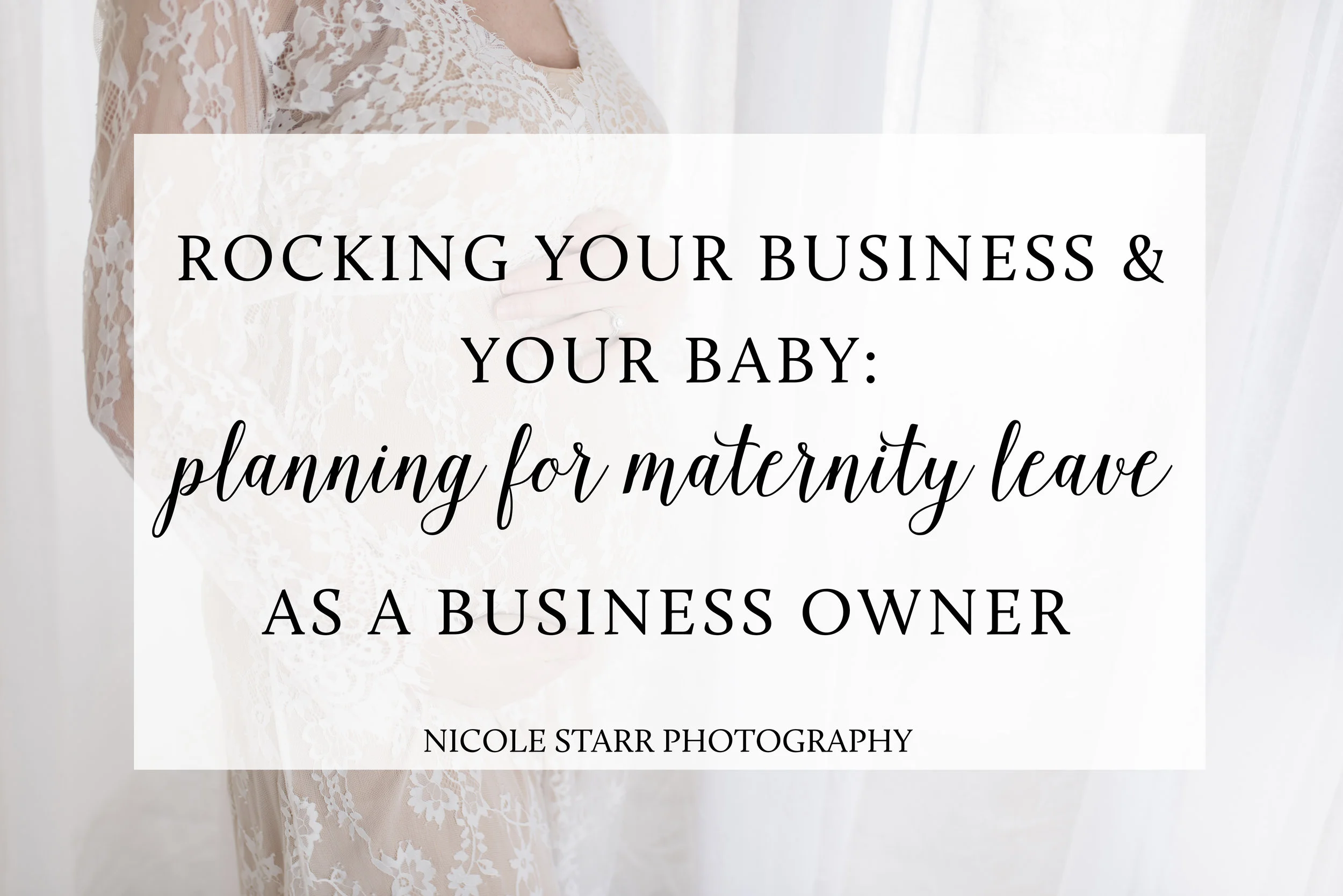 planning for maternity leave as a business owner
