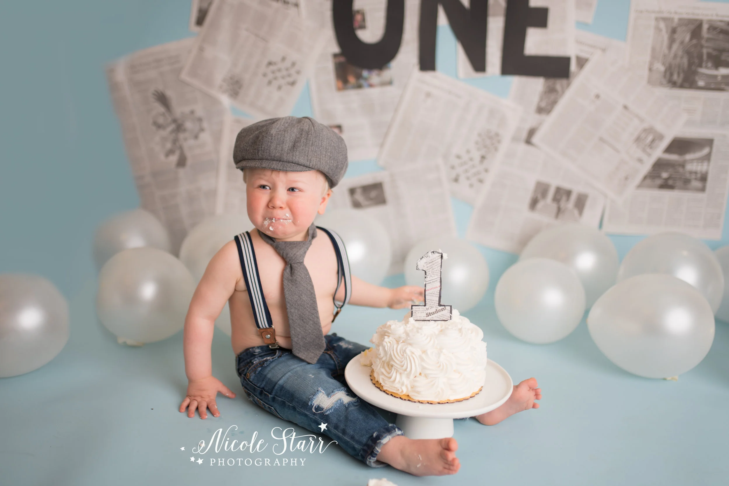 Nicole Starr Photography | Saratoga Springs Cake Smash Photographer | Boston Cake Smash Photographer | Saratoga Springs Family Photographer | Boston Family Photographer