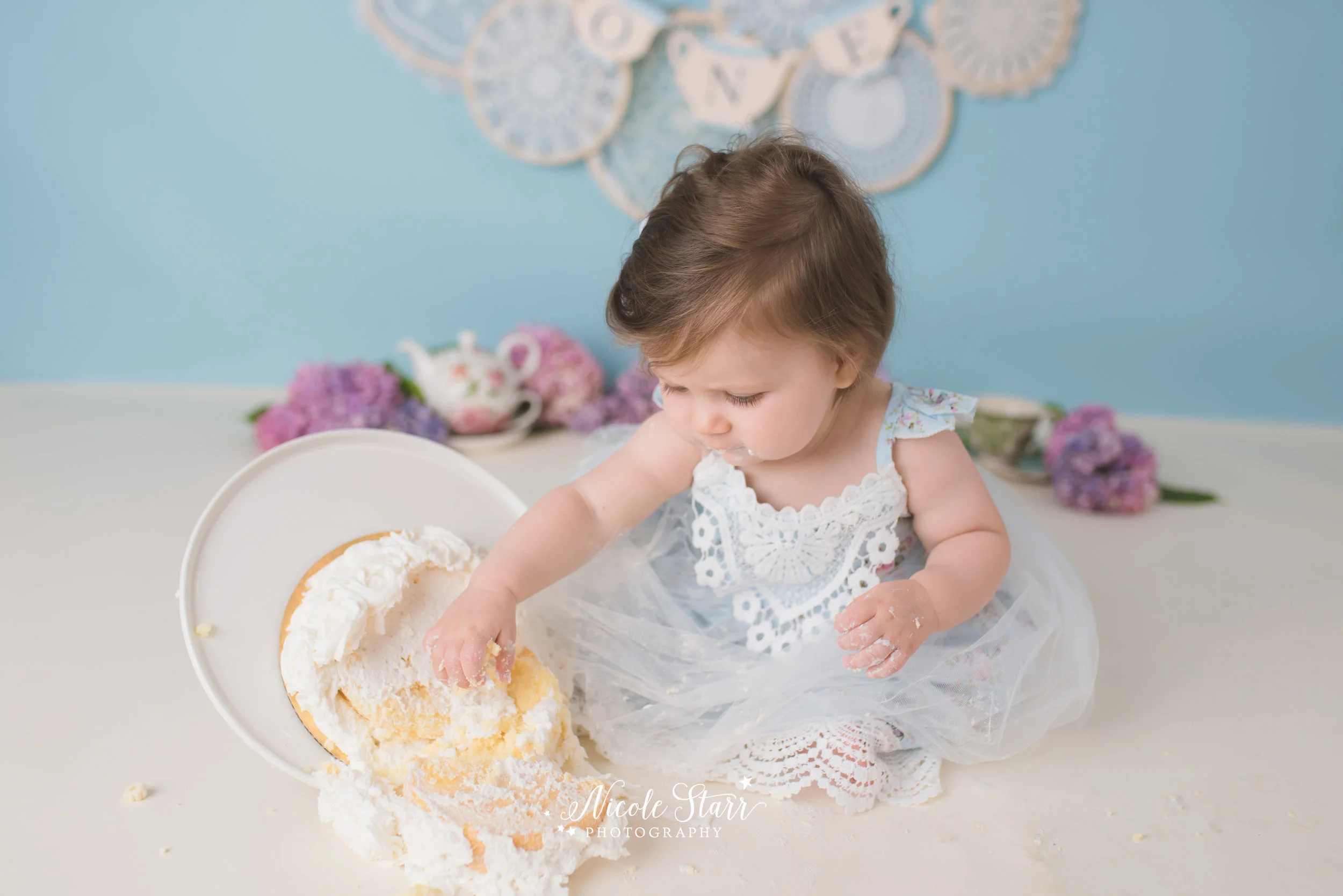 Nicole Starr Photography | Saratoga Springs Cake Smash Photographer | Boston Cake Smash Photographer | Saratoga Springs Family Photographer | Boston Family Photographer