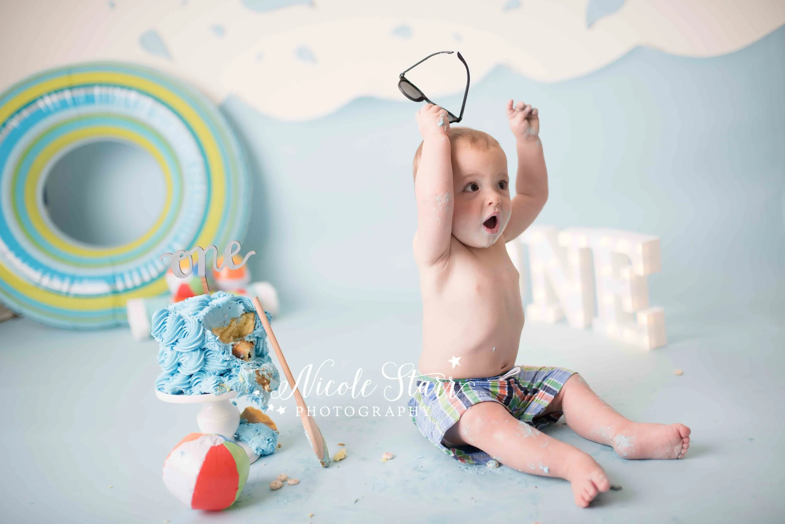 Nicole Starr Photography | Saratoga Springs Cake Smash Photographer | Boston Cake Smash Photographer | Saratoga Springs Family Photographer | Boston Family Photographer Delmar NY Cake Smash Photographer | Loudonville NY Cake Smash Photographer, Pool…