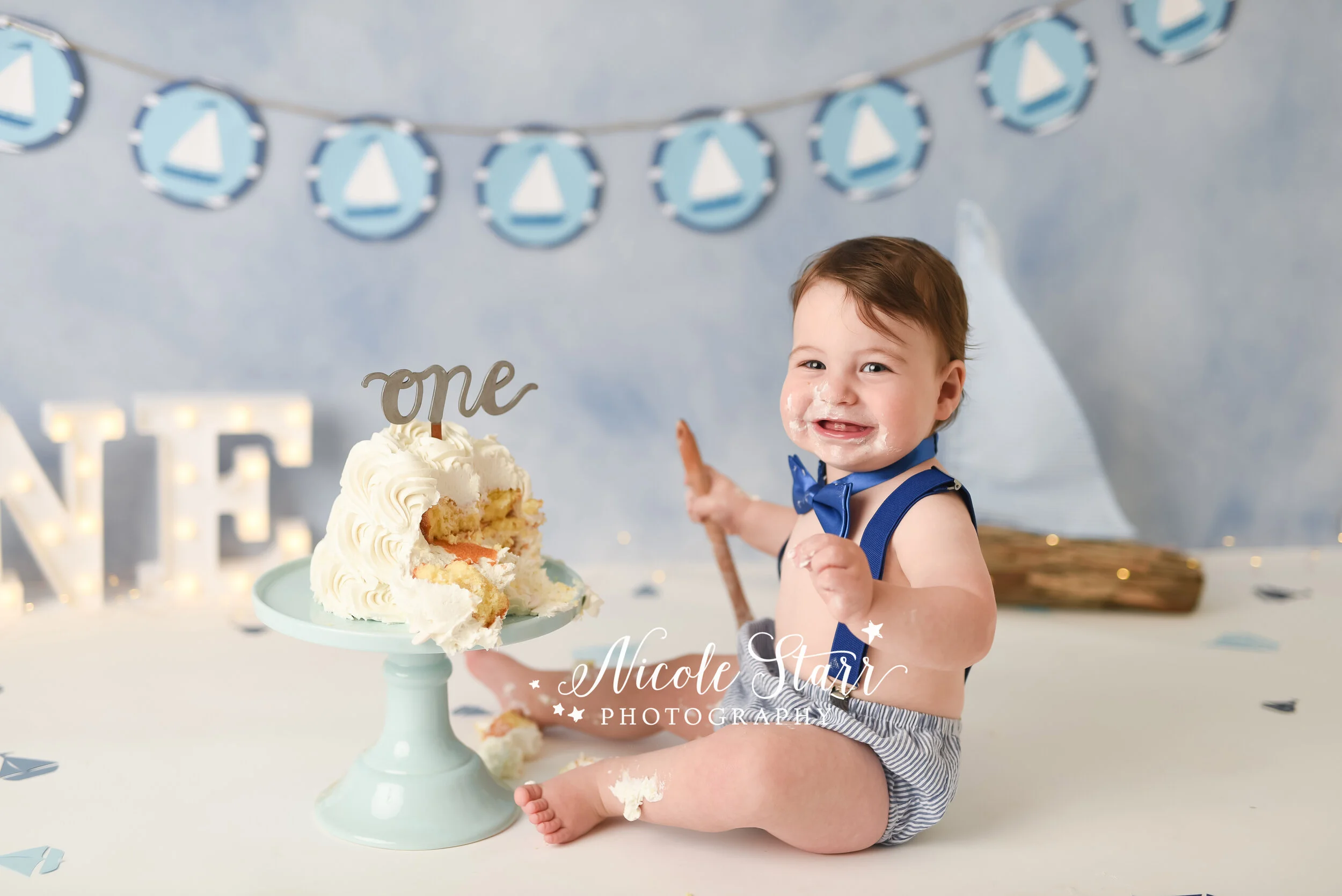 Nicole Starr Photography | Saratoga Springs Cake Smash Photographer | Boston Cake Smash Photographer | Saratoga Springs Family Photographer | Boston Family Photographer Delmar NY Cake Smash Photographer | Loudonville NY Cake Smash Photographer, naut…