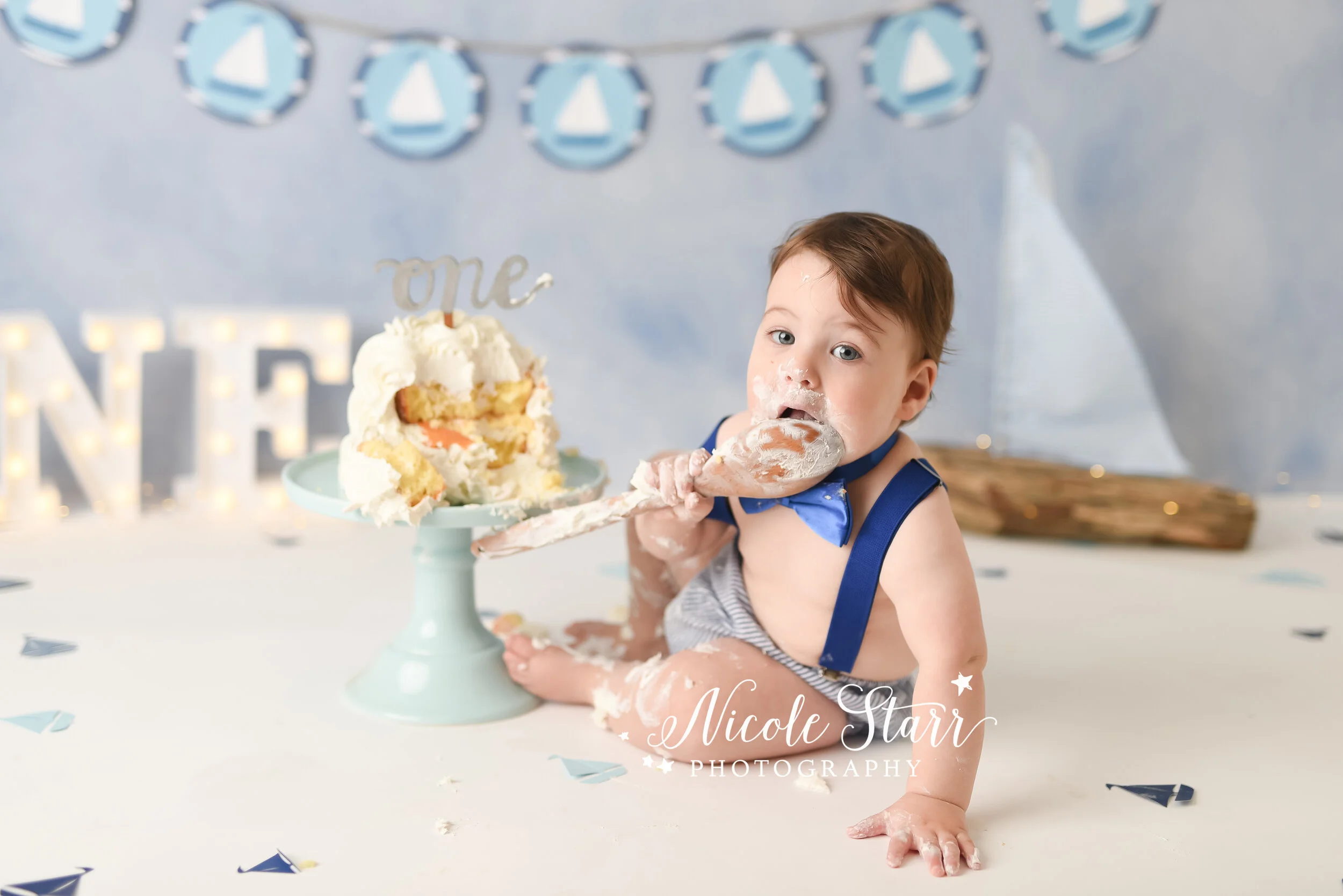 Nicole Starr Photography | Saratoga Springs Cake Smash Photographer | Boston Cake Smash Photographer | Saratoga Springs Family Photographer | Boston Family Photographer Delmar NY Cake Smash Photographer | Loudonville NY Cake Smash Photographer, naut…