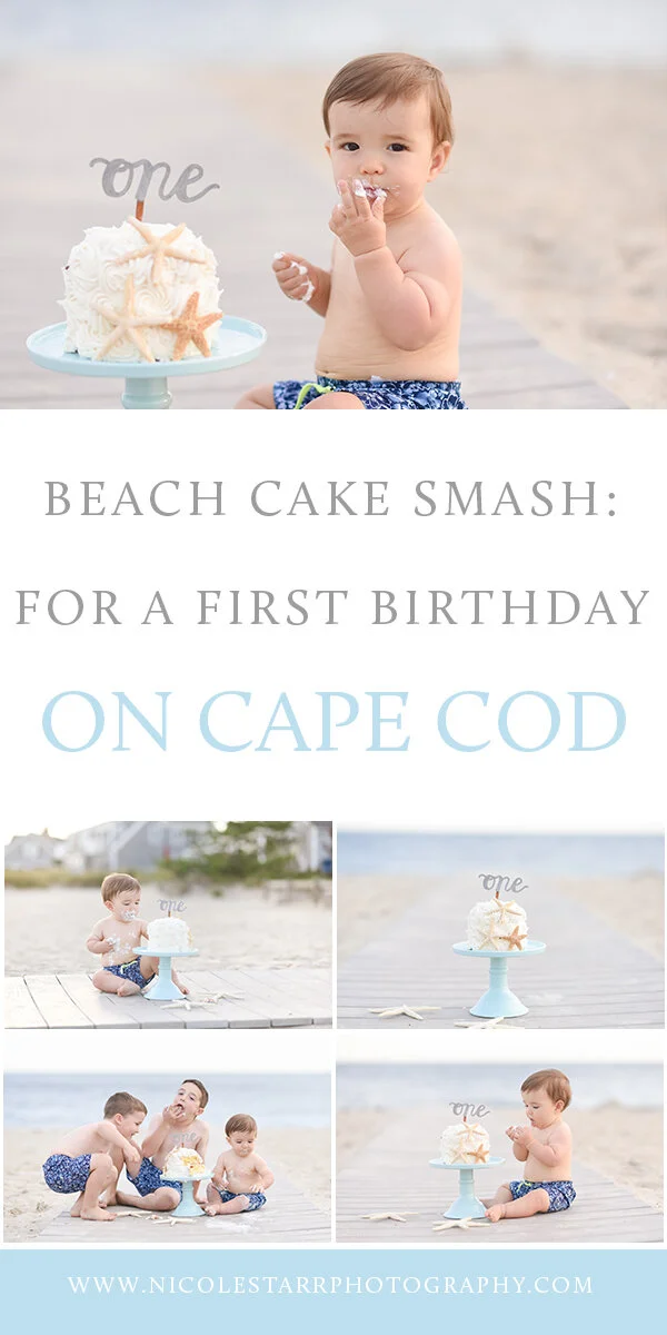Nicole Starr Photography | Boston Family Photographer | Cape Cod family photographer, Cape Cod family photos, Cape Cod portraits, beach session, beach portraits, MA beach portraits | Cape Cod cake smash, beach cake smash, beachside cake smash, Cape …