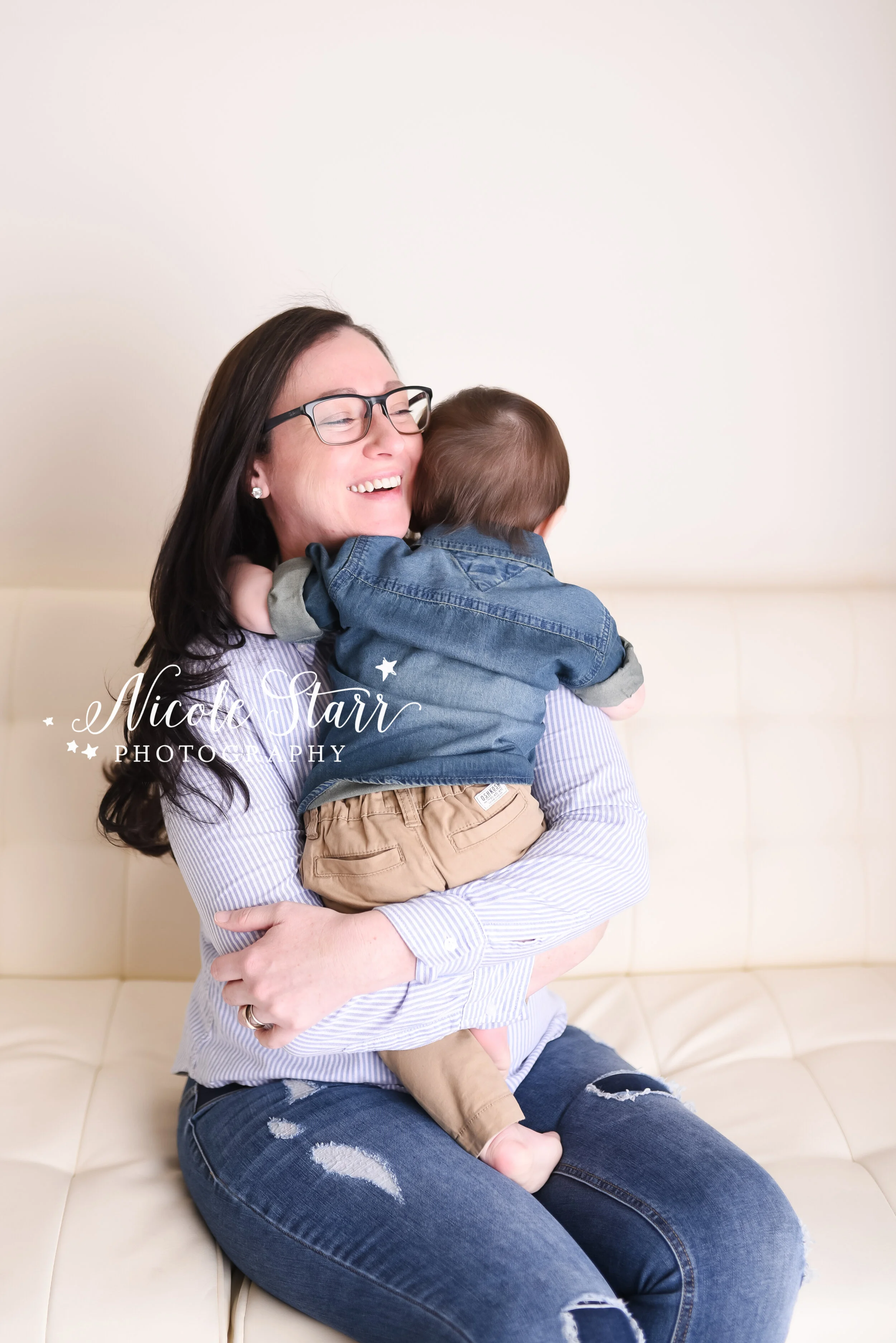 Family portraits before a cake smash with Nicole Starr Photography | Saratoga Springs Cake Smash Photographer | Boston Cake Smash Photographer | Saratoga Springs Family Photographer | Boston Family Photographer | Delmar NY Cake Smash Photographer | …