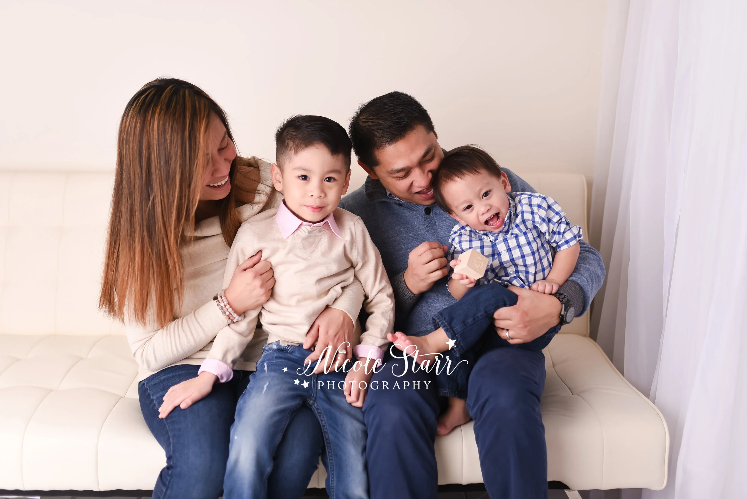 family portraits before Easter Bunny cake smash with Nicole Starr Photography | Saratoga Springs Cake Smash Photographer | Boston Cake Smash Photographer | Saratoga Springs Family Photographer | Boston Family Photographer Delmar NY Cake Smash Photog…