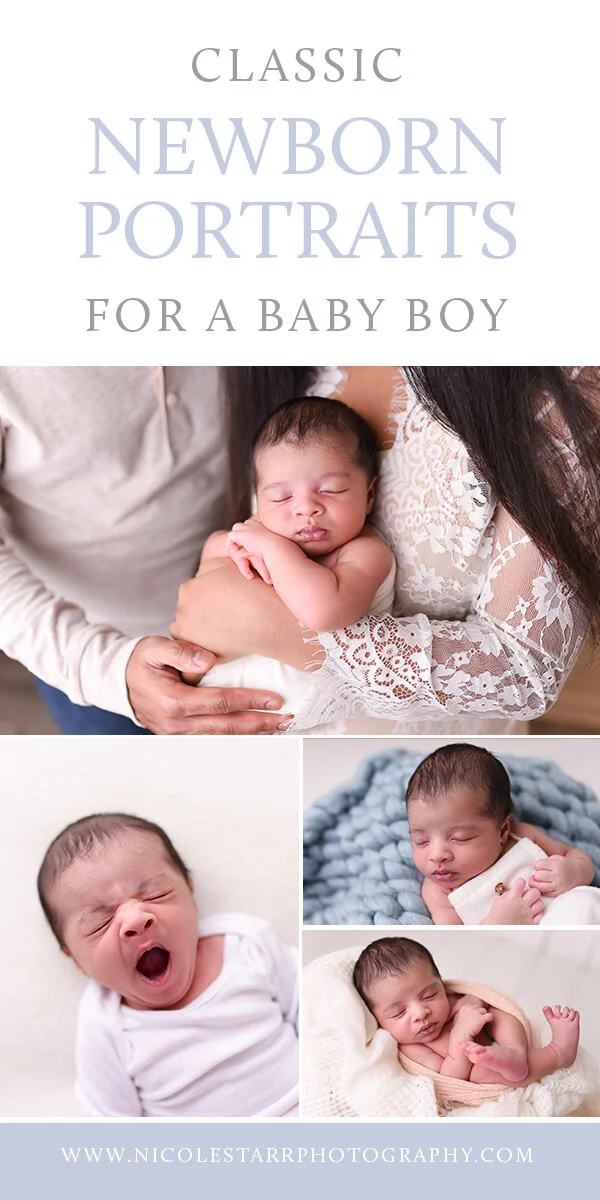 Classic newborn portraits for baby boy by Nicole Starr Photography | Saratoga Springs Newborn Photographer | Boston Newborn Photographer | Saratoga Springs Lifestyle Newborn Photographer | Boston Lifestyle Newborn Photographer | Delmar NY Lifestyle …