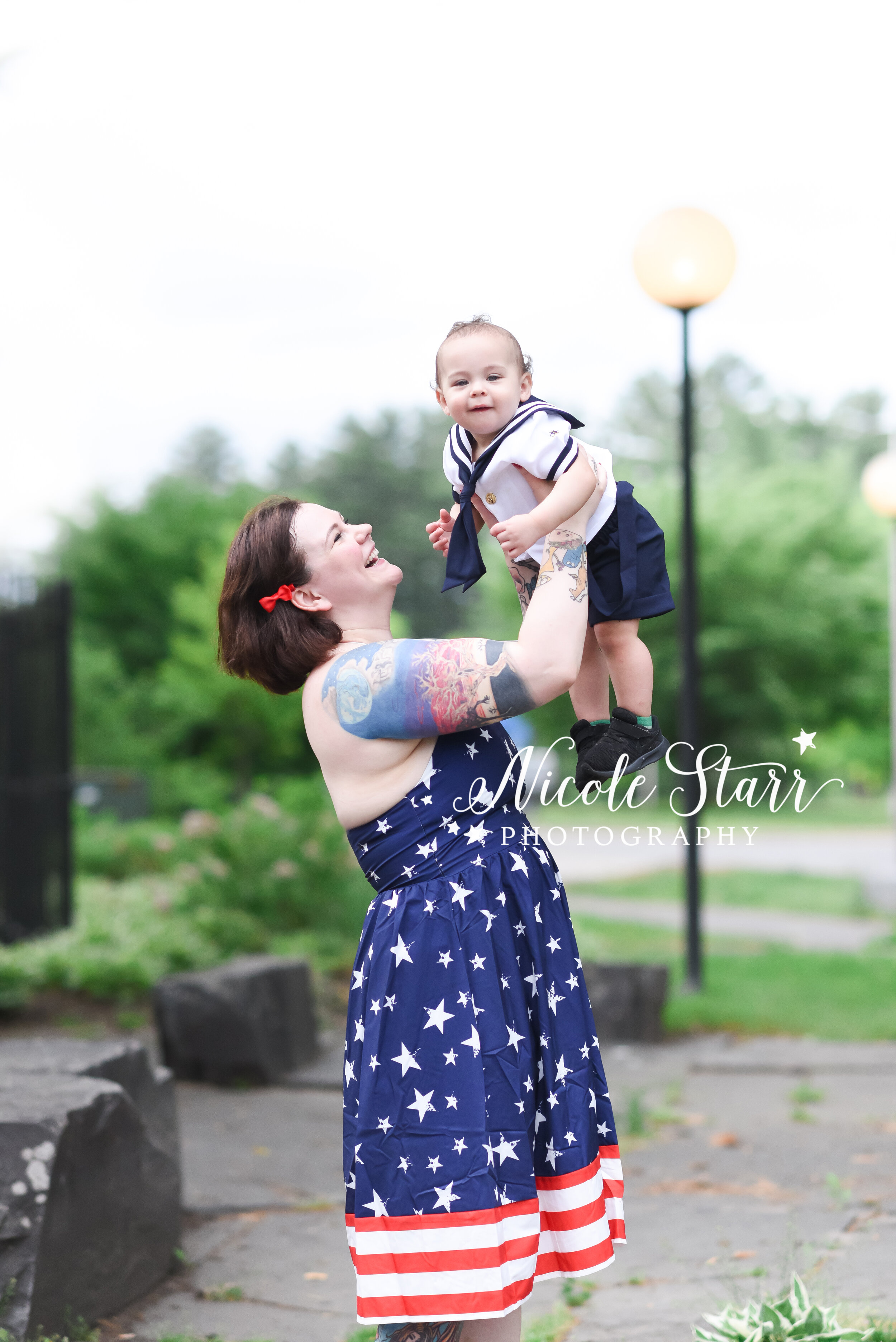 A Summertime Family Portrait Session in Saratoga Springs with an Outdoor  Cake Smash — Saratoga Springs Baby Photographer, Nicole Starr Photography