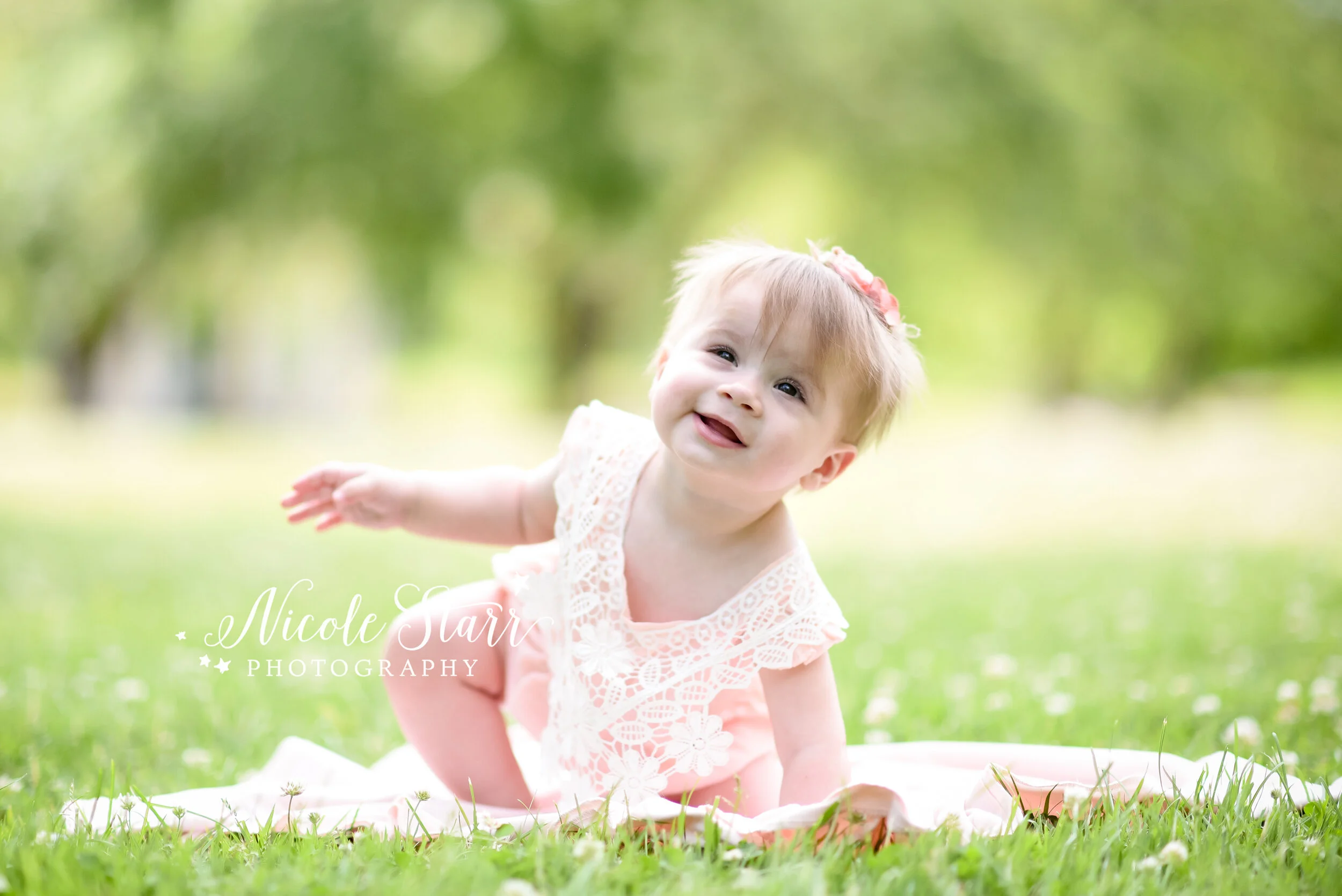 Outdoor milestone session in Congress Park by Nicole Starr Photography | Saratoga Springs Children’s Photographer | Boston Children’s Photographer | Upstate NY Children’s Photographer | Children’s Photographer  | Delmar NY Children’s Photographer | …