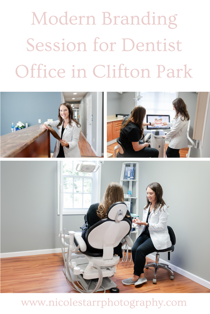 Modern Branding Session for Dentist Office with Clifton Park Headshot and Branding Photographer Nicole Starr Photography