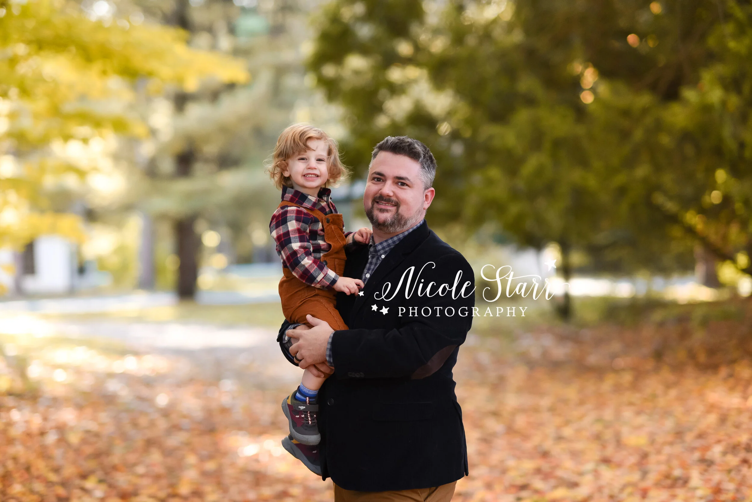 family portraits of dad and son with Loudonville NY family photographer Nicole Starr Photography