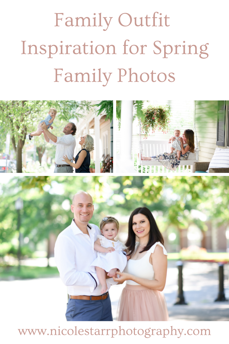 Family portrait inspiration for spring family photos with Saratoga Springs NY family photographer Nicole Starr Photography