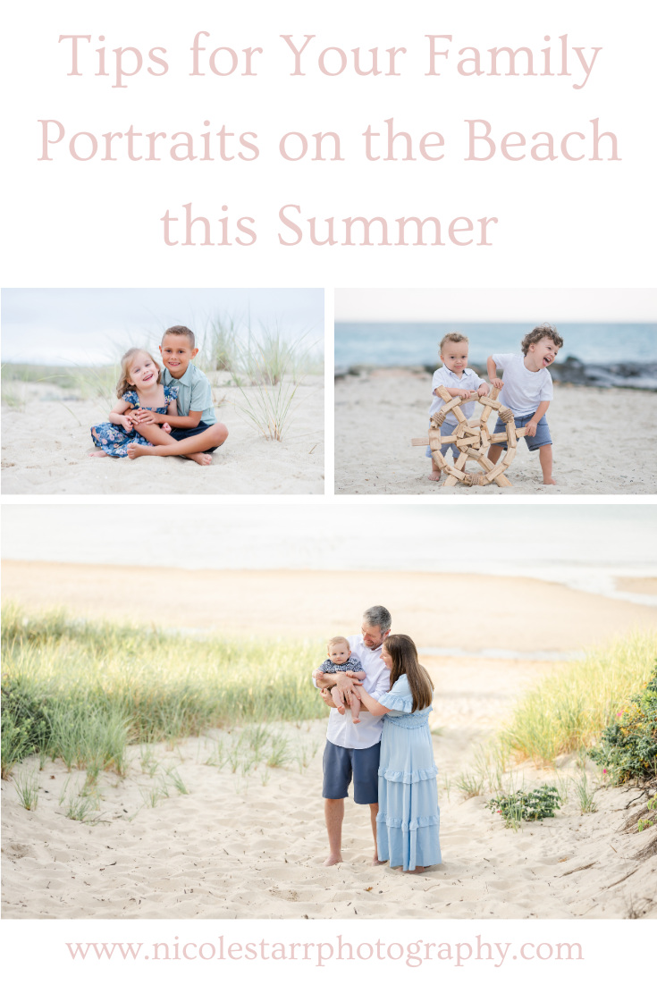 8 Tips for your Family Portrait Session at the Beach - Cape Cod Family Photographer Nicole Starr Photography
