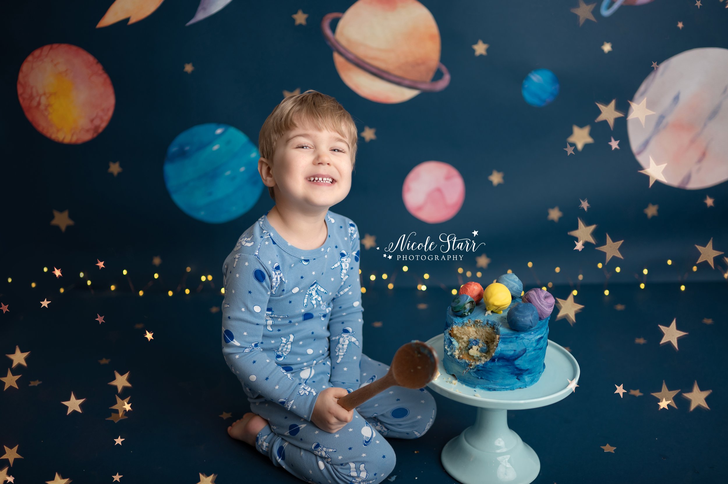 Space Smash Cake