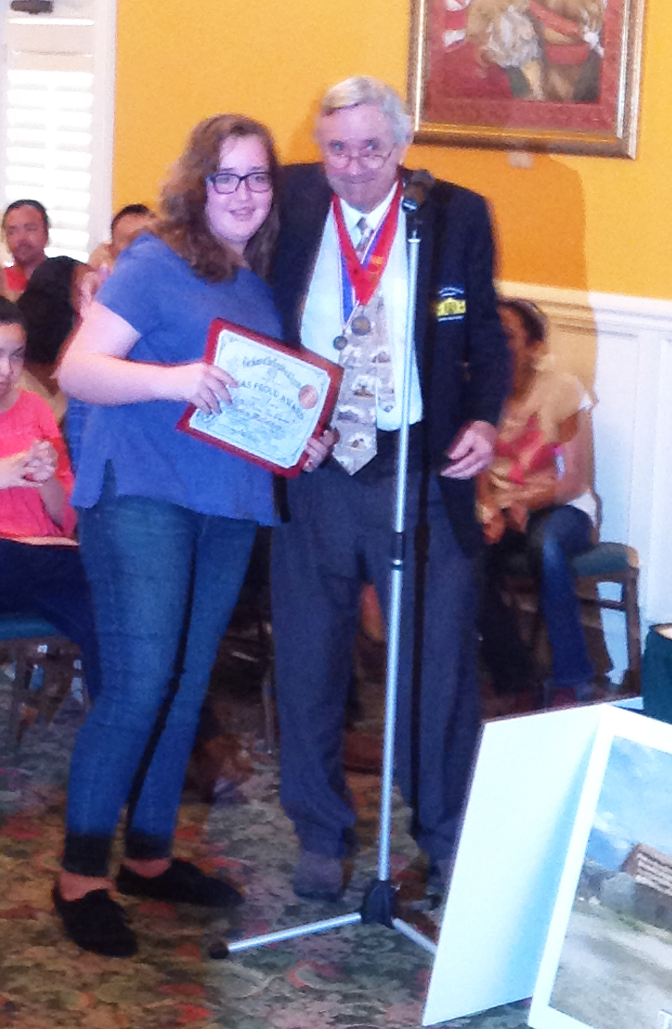 Some Alamo Chapter members at the Texas Proud Alamo Letter Writing Judging at Cibolo .jpg