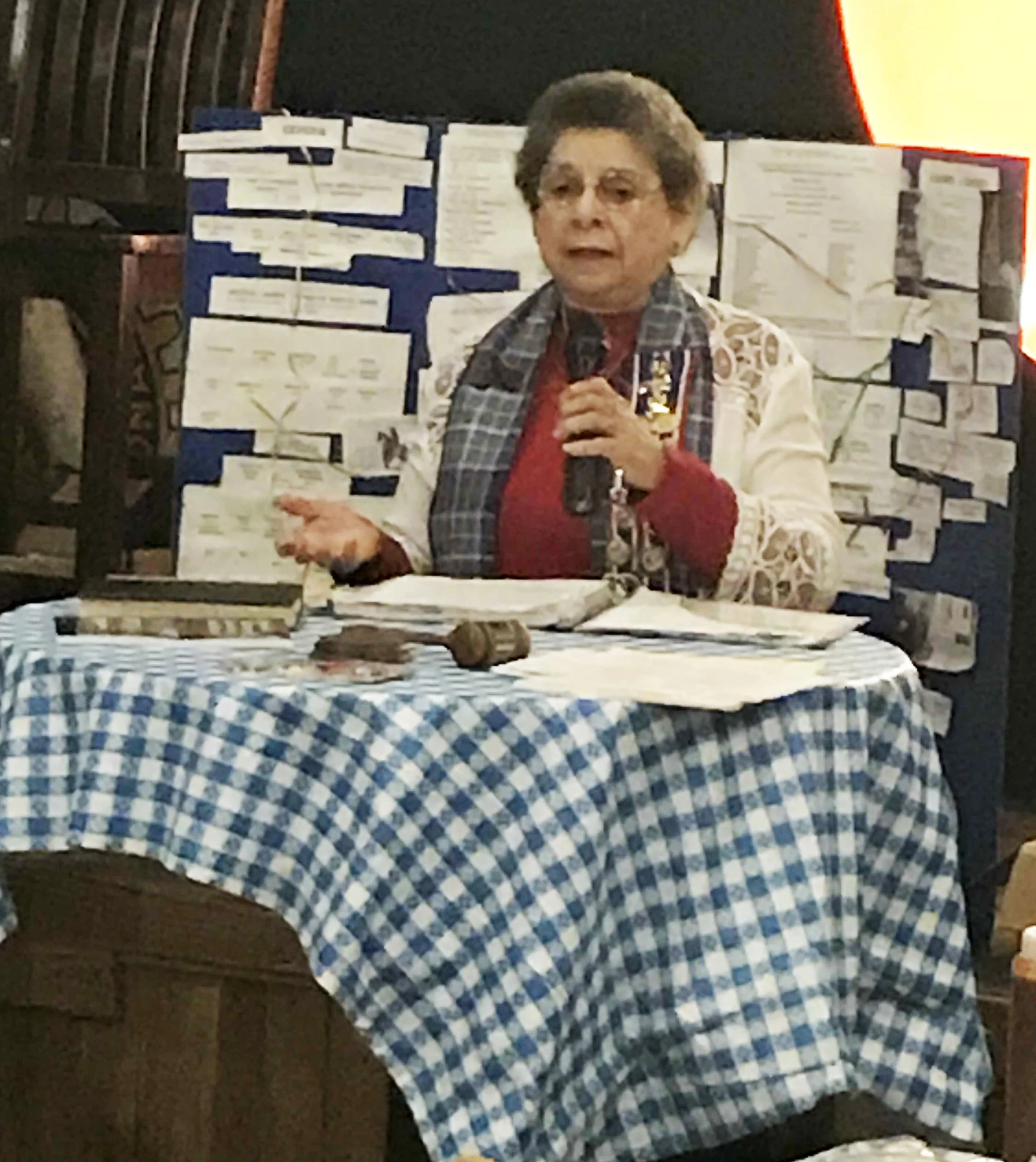 Guest speaker Eleanor Marie Zepeda presented to the Alamo Chapter the history of her ancestor Don Juan Ximenes. Mr. Ximenes was born in San Antonio de Bexar in 1810 & was a veteran in the Texas War for Independence, from 1835-1836, the highlight being involved in the storming party at Battle of Bexar on December 5, 1835.