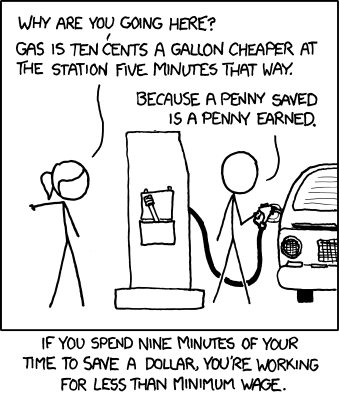 Sometimes it pays to pay. Image: xkcd
