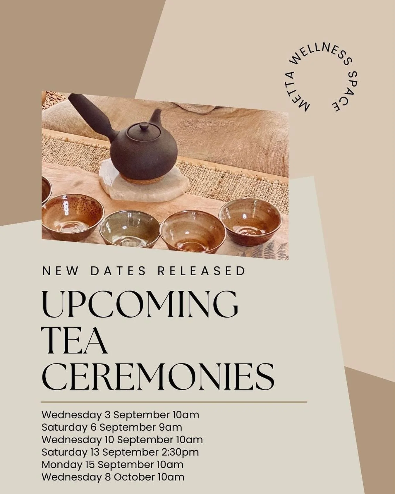 Cha Dao, or The Way Of Tea, is an ancient practice. It offers us the space to remember our connection to nature, find simplicity &amp; presence, whilst exploring a moving meditation through the sharing of tea. This is a silent practice that allows us