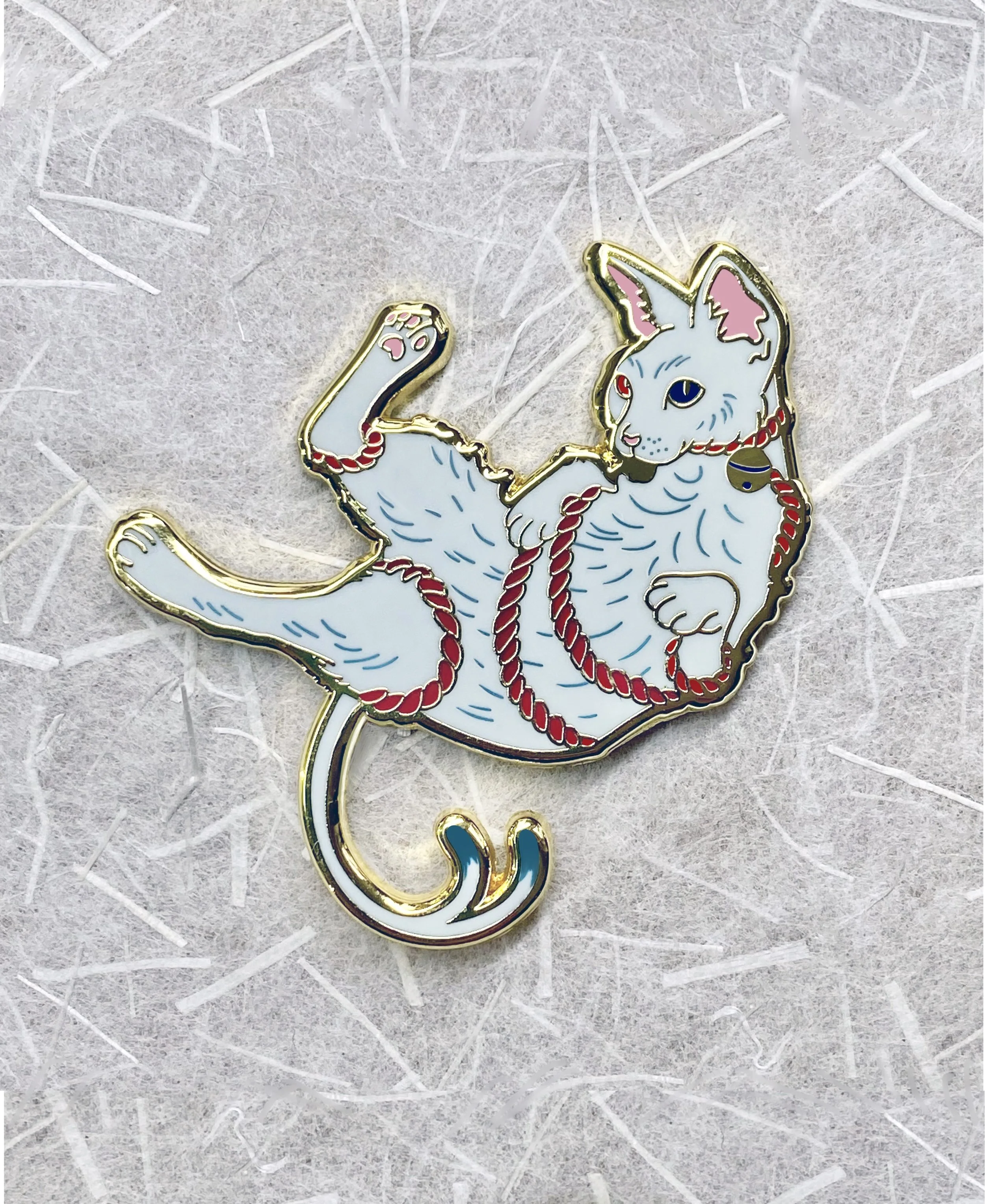 "Nekomata" Enamel Pin