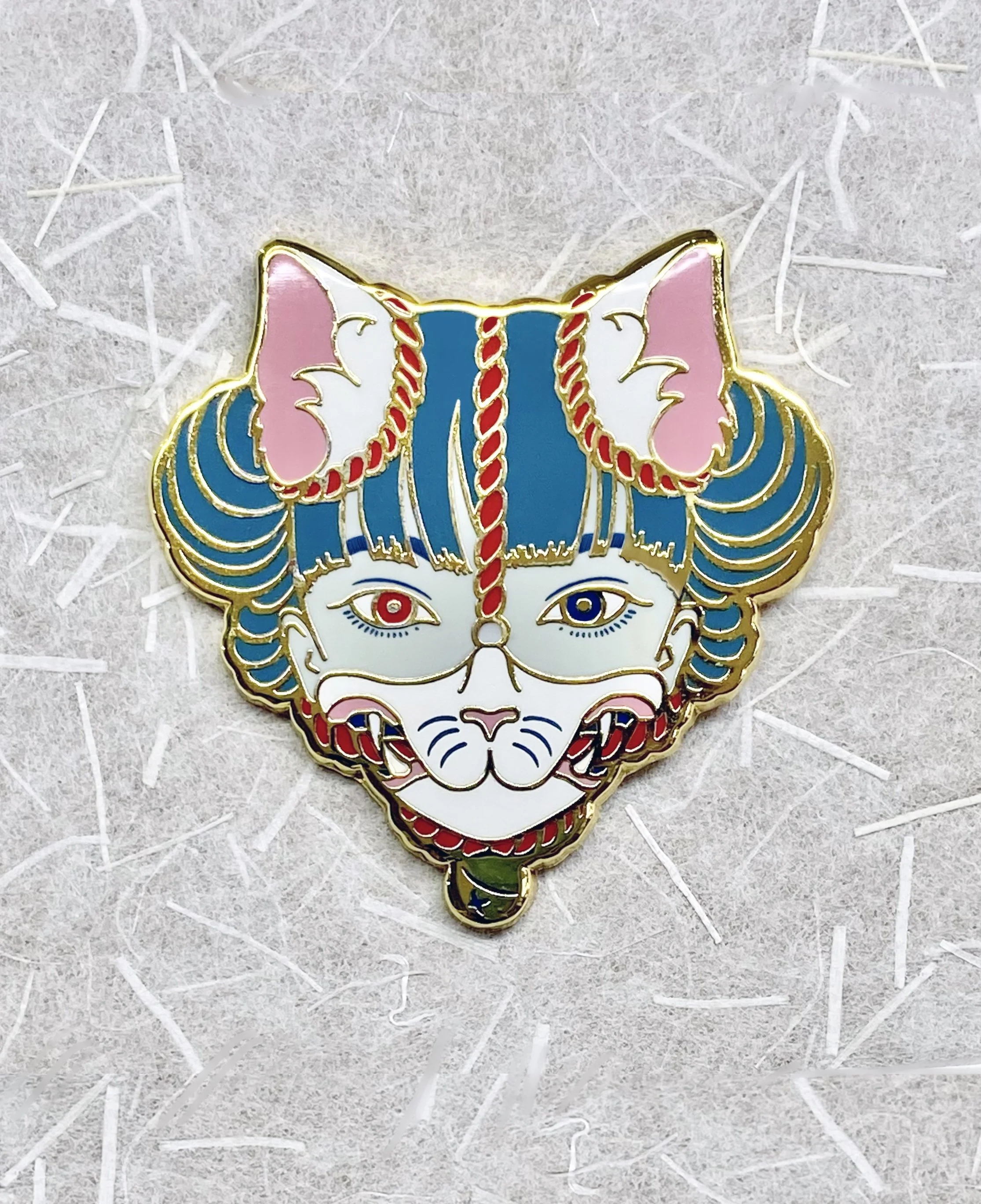 "Nekomusume" Enamel Pin