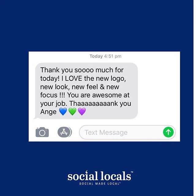 I love a bit of feedback on a Friday. This lovely client is giving me all the warms and fuzzies (despite the dreary Melbourne weather 🌧) heading into the weekend..⁣
⁣
⁣
⁣
⁣
⁣
⁣
⁣
#sociallocals #socialmedia #melbournesocialmedia #digitalmarketing #br
