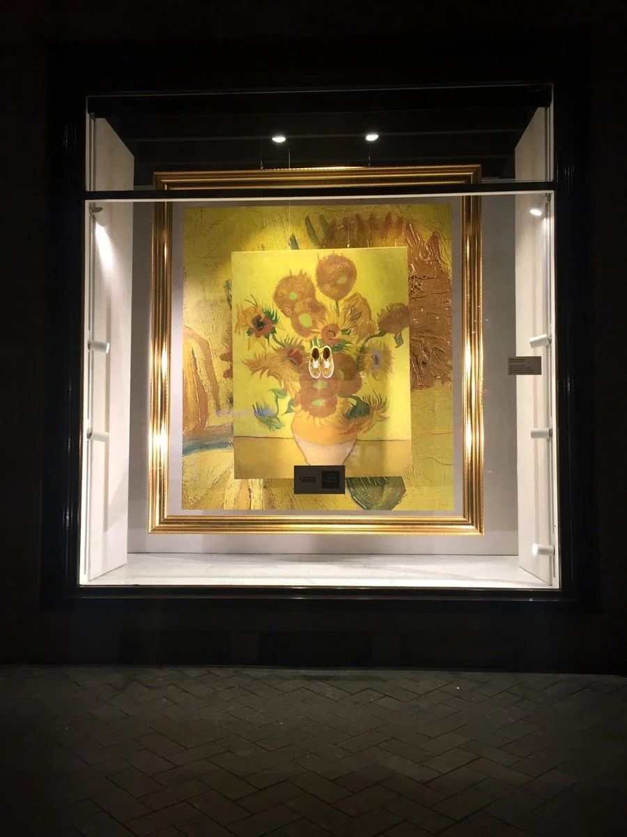 VANS x Van Gogh Museum Window Displays