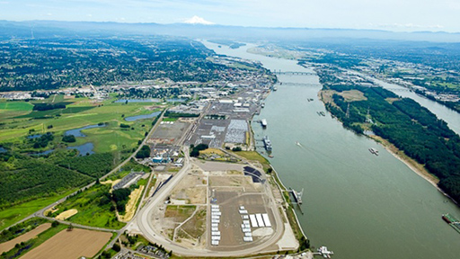 Proposed Vancouver, WA oil terminal site – Port of Vancouver (Credit: Bergman Photographic Services )