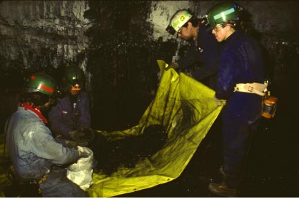 An underground coal mine (Credit: U.S. Department of the Interior , U.S. Geological Survey )