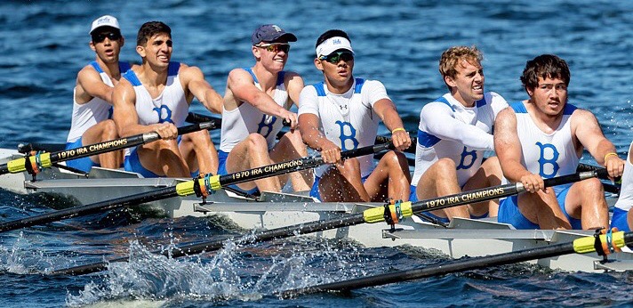 Brother Andy Selius (left), UCLA Rowing
