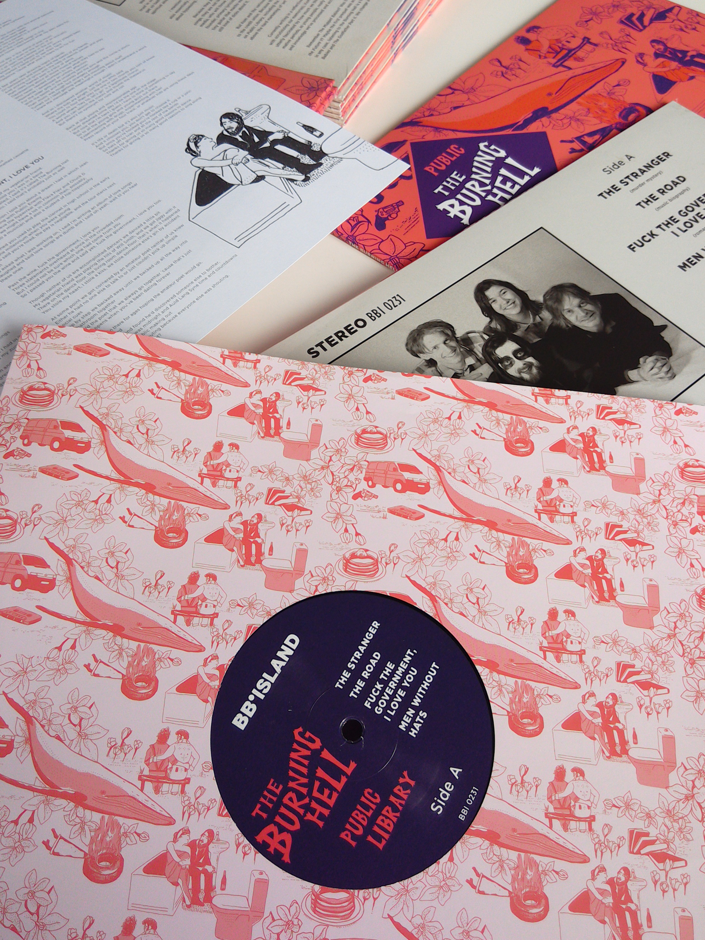 The Burning Hell vinyl pack shot Public Library