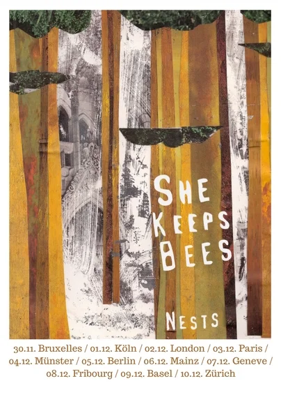 She Keeps bees Nests Tour Poster