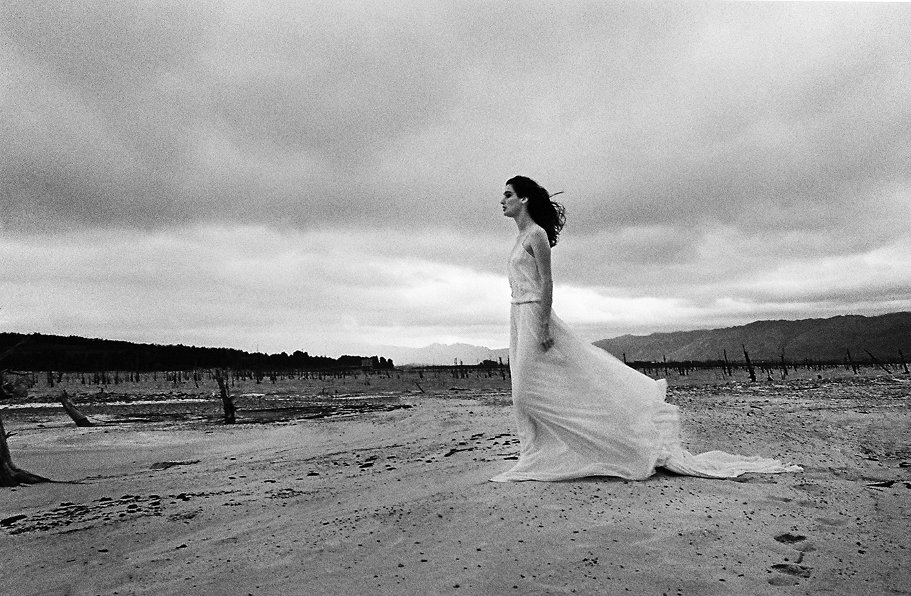 vogue style bo and luca bridal fashion editorial in the desert