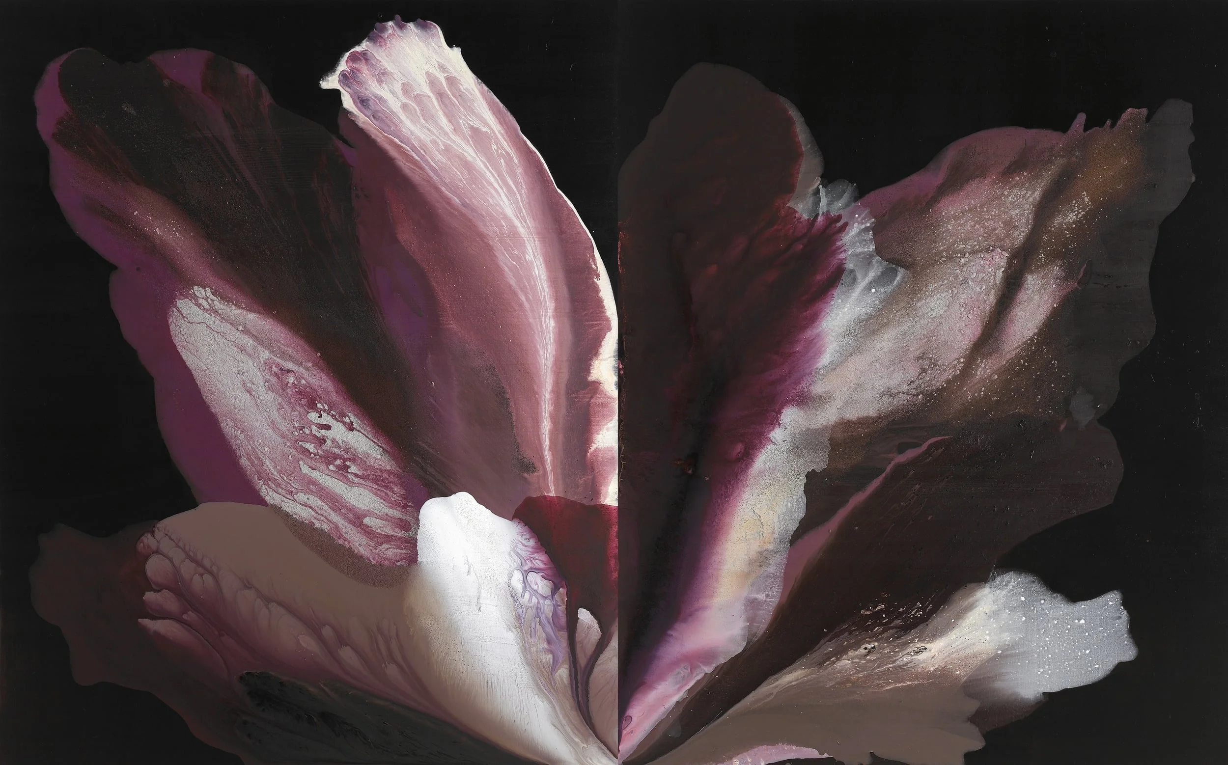 figure_06 acrylic and pumice gel on canvas 260 cm X 162 cm 2014