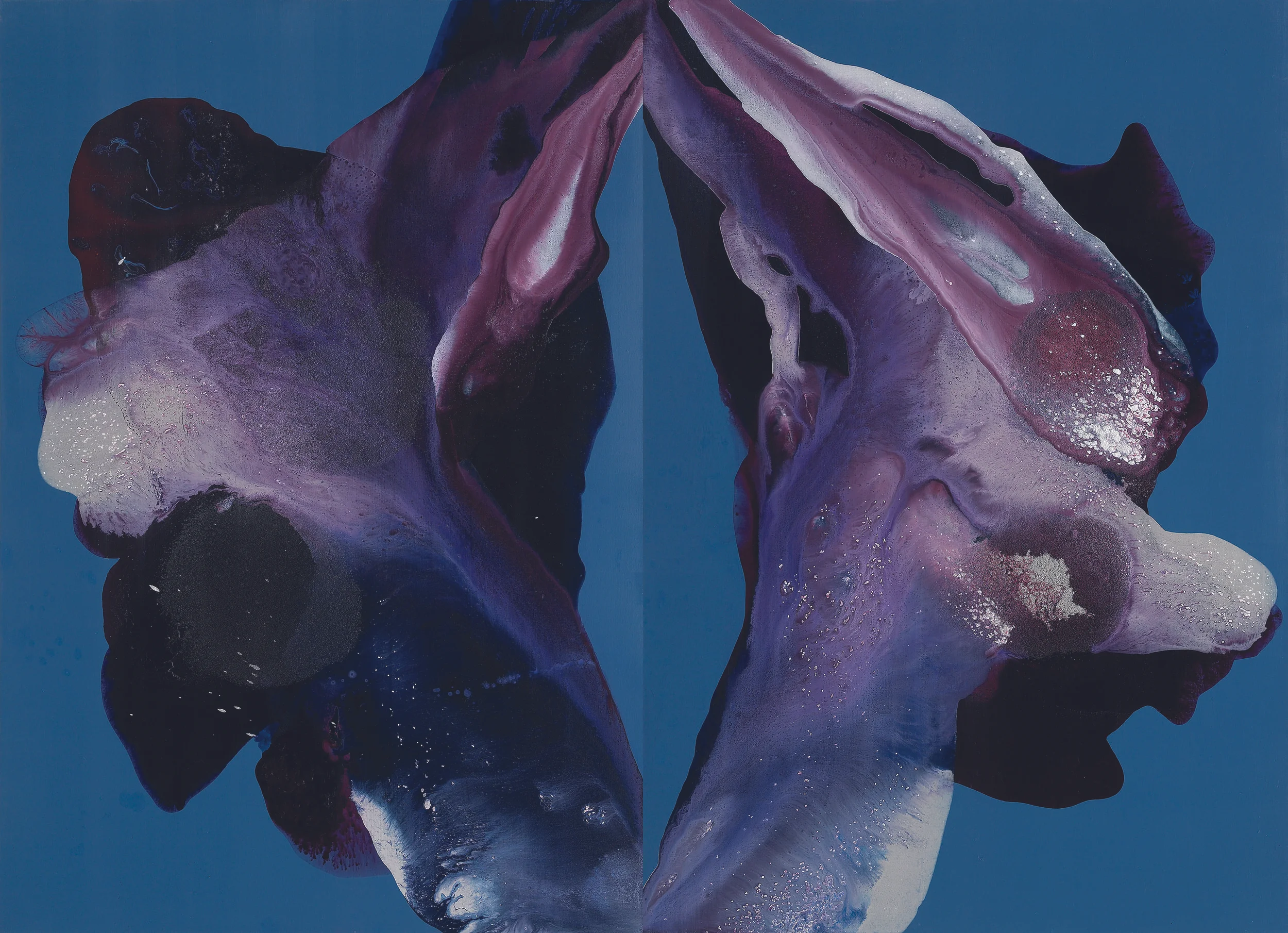 figure_14 acrylic and pumice gel on canvas 160.6 cm X 116.8 cm 2014