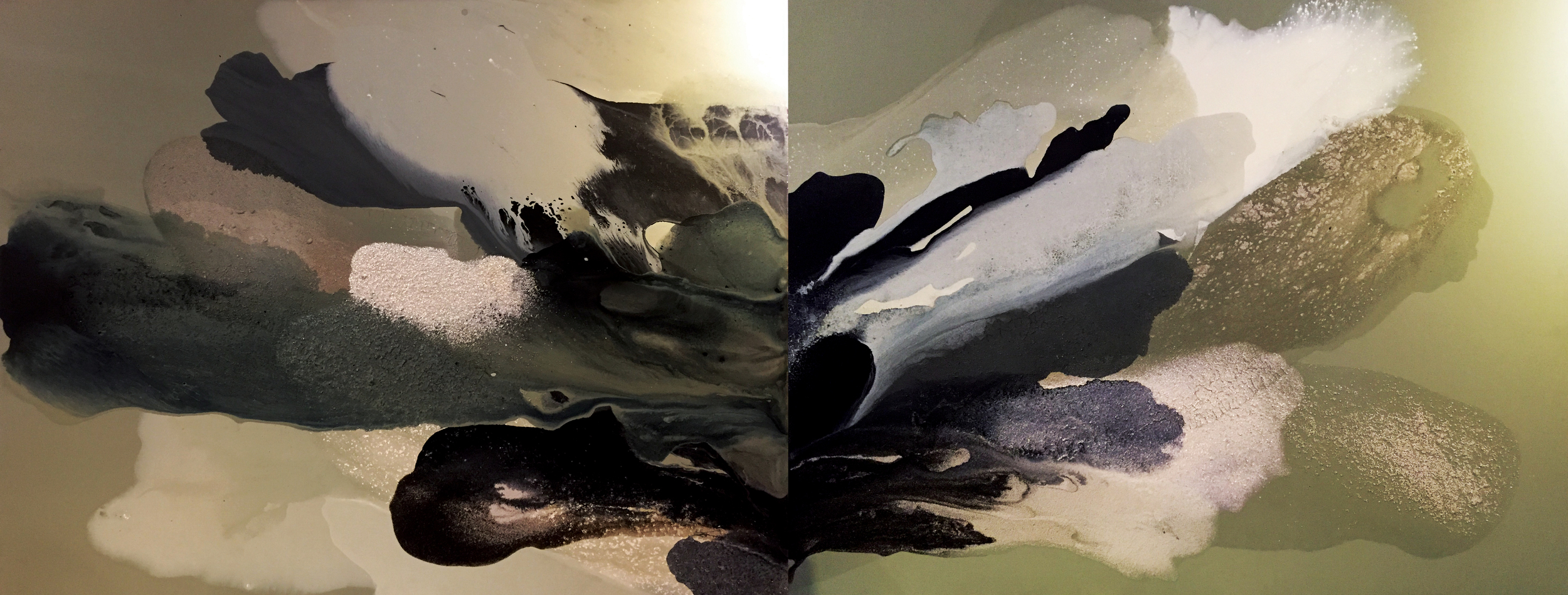 figure_19 acrylic and pumice gel on canvas 290 cm X 112 cm 2015