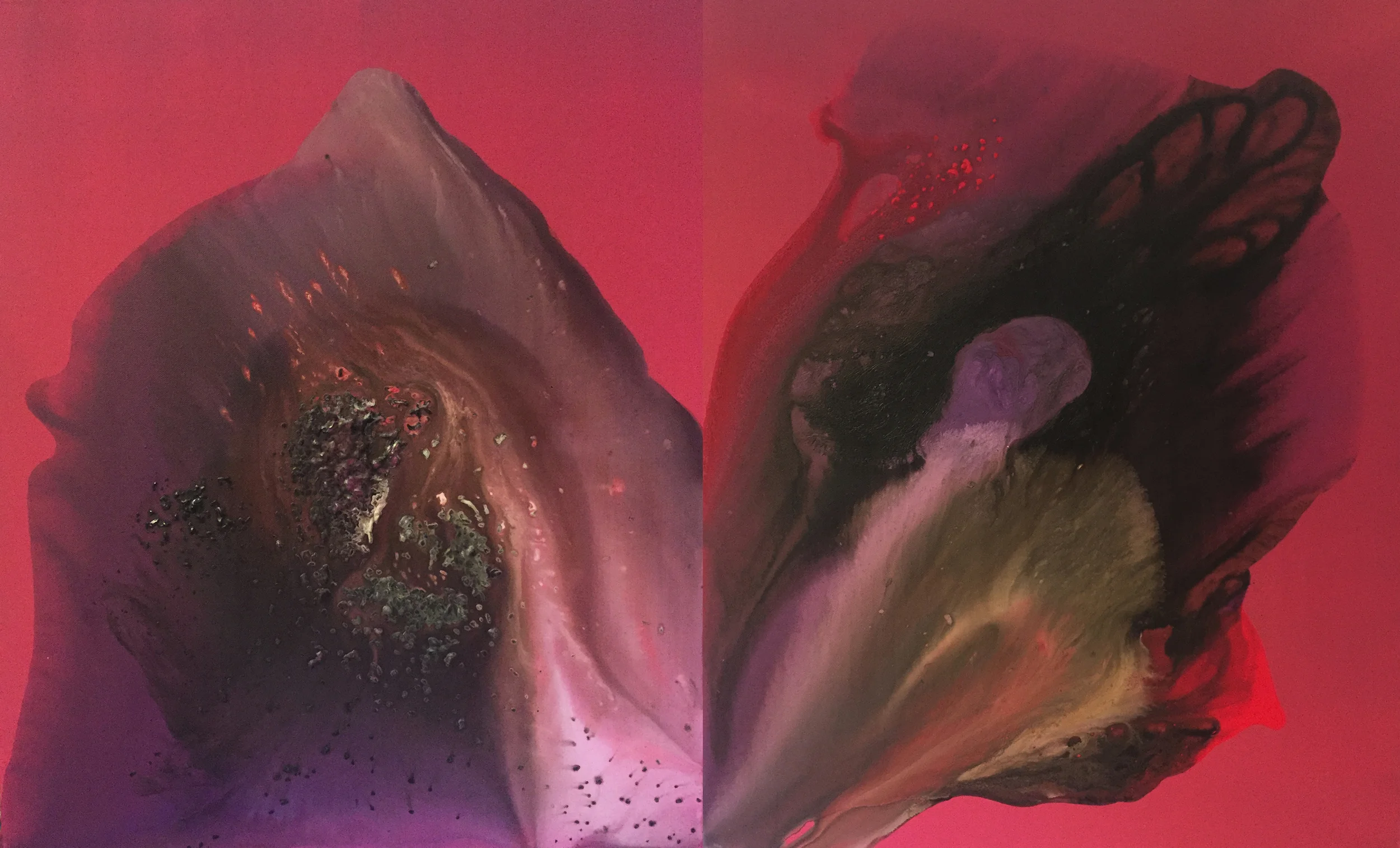 figure_13 acrylic and pumice gel on canvas 122 cm X 73 cm 2015